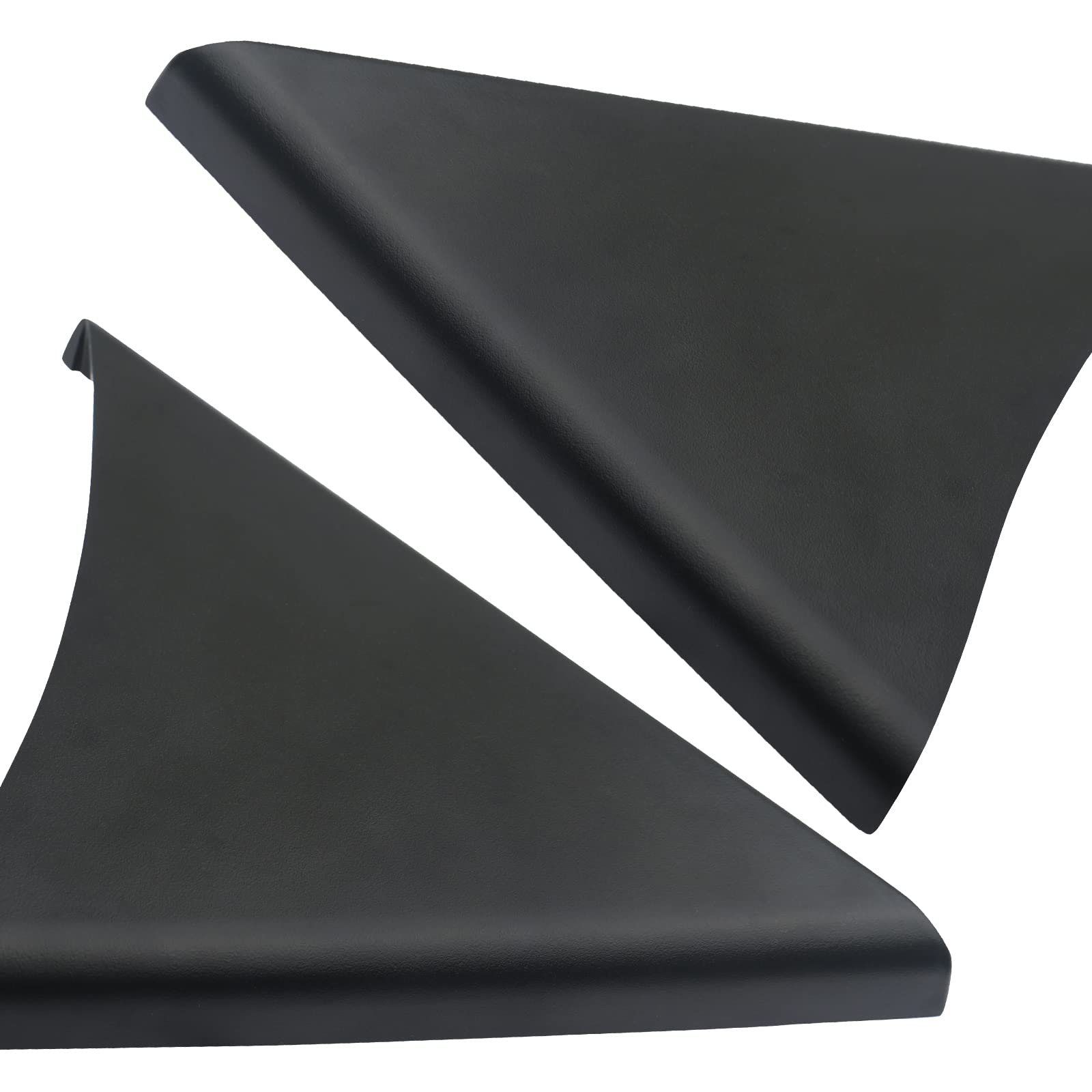APPERFiT Front Door Upper Trim Panel Triangle Cover, Black, Size 7.75'' - Fits 2007-2013 Chevy Avalanche, Silverado, Suburban, Tahoe, GMC Sierra, Yukon