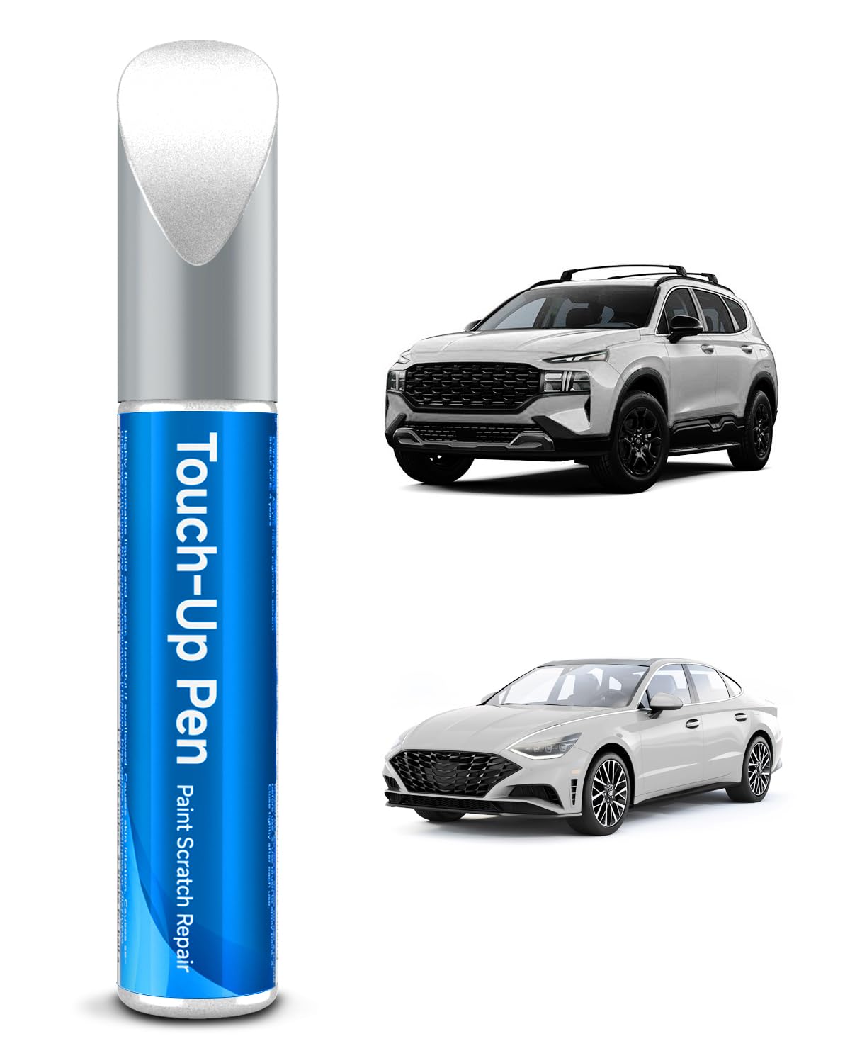 Powder White Pearl (W1) Touch Up Paint Compatible with Hyundai Exact Match Touch Up Paint Car Scratch Repair