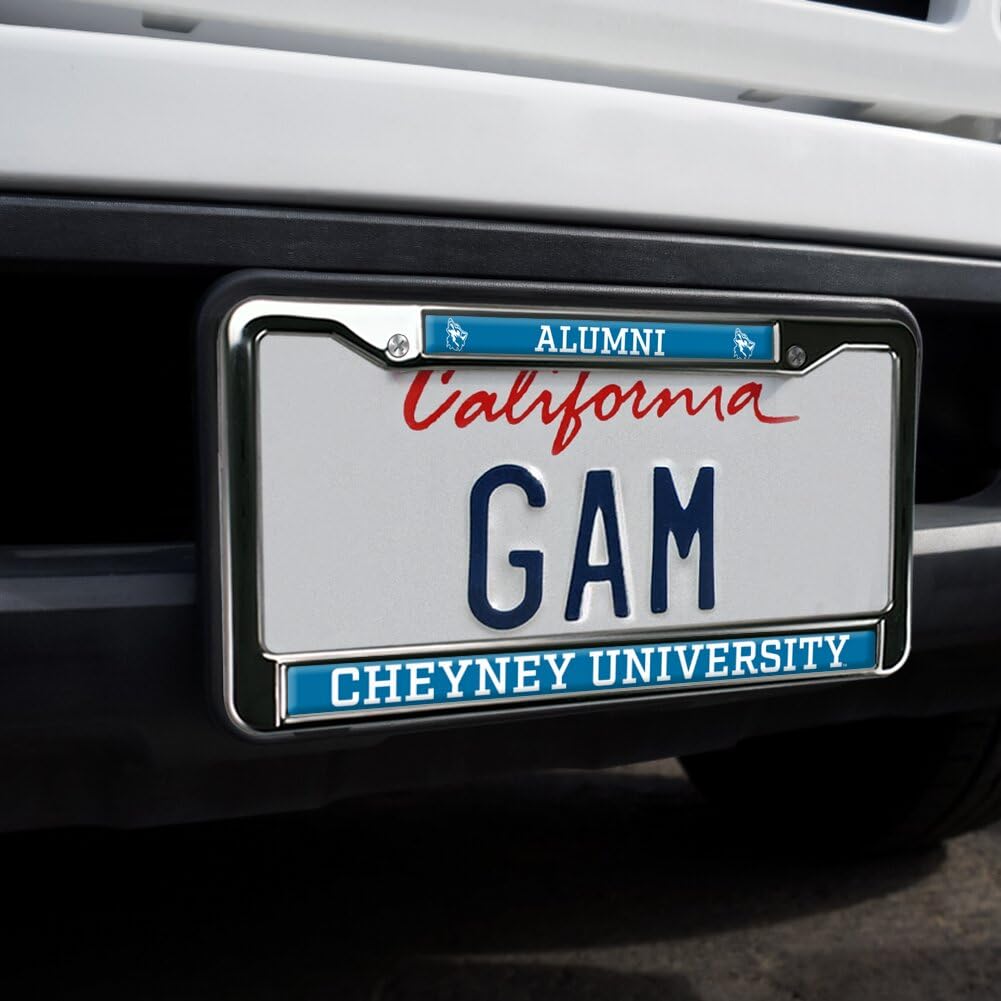 Cheyney University of Pennsylvania Alumni Full Size Standard License Plate Metal Frame