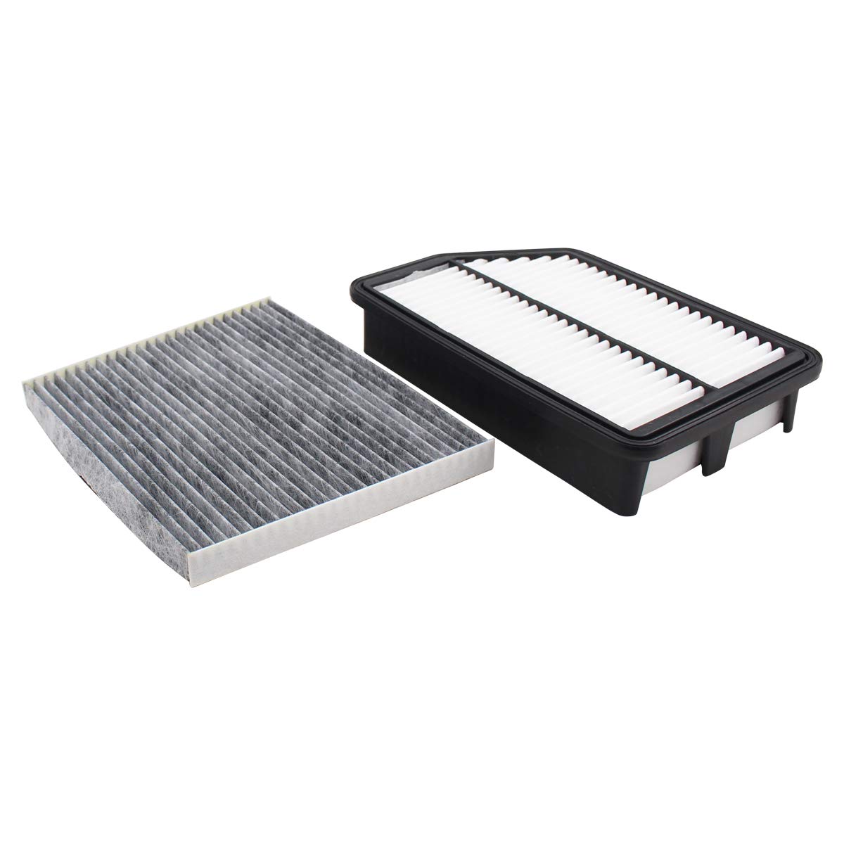 NewYall Pack of 2 Engine and Carbonized Cabin Air Filter for Hyundai Elantra 2011-2016, Kia Forte/Forte Koup 2014-2015