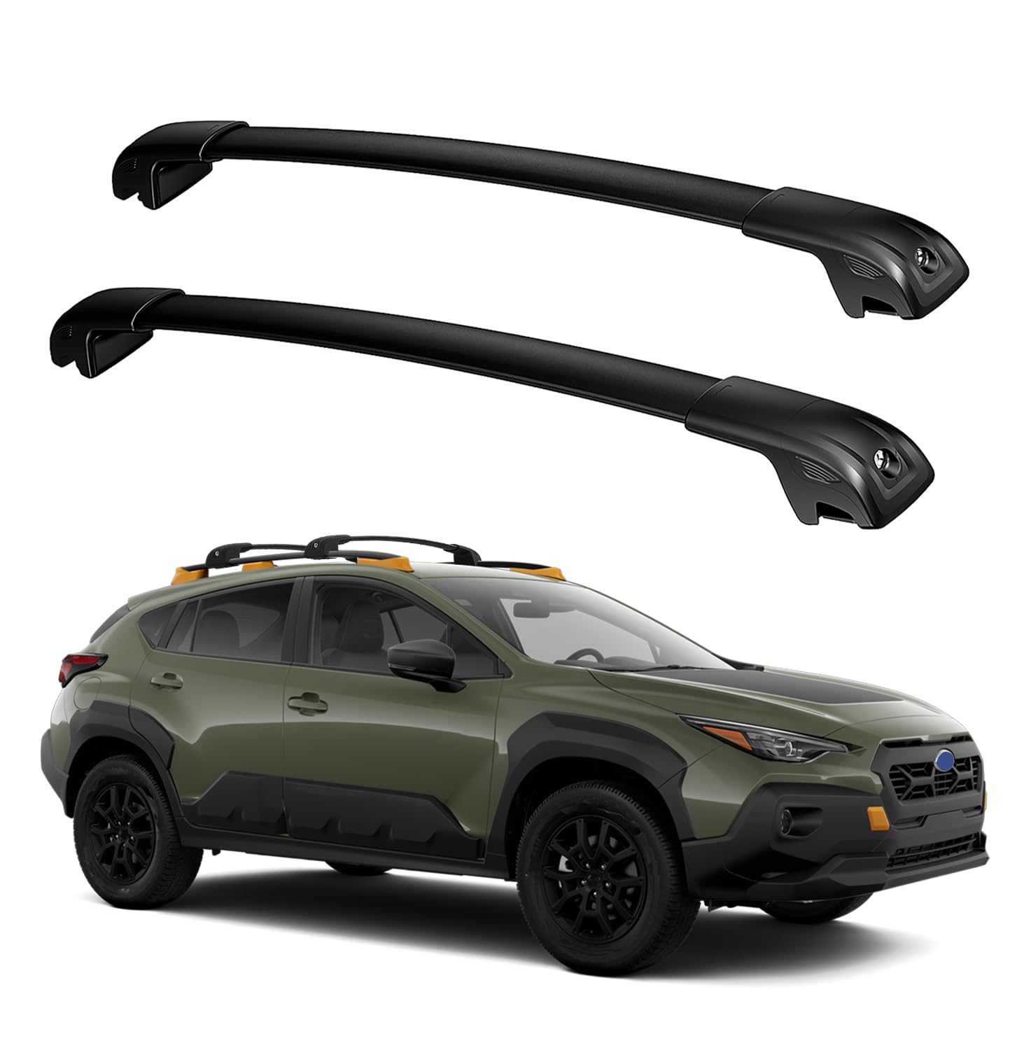 Soruci Car Roof Rack Cross Bars Compatible with Subaru Crosstrek Wilderness 2024 with Lock, Aluminum Cross Bar for Rooftop Cargo