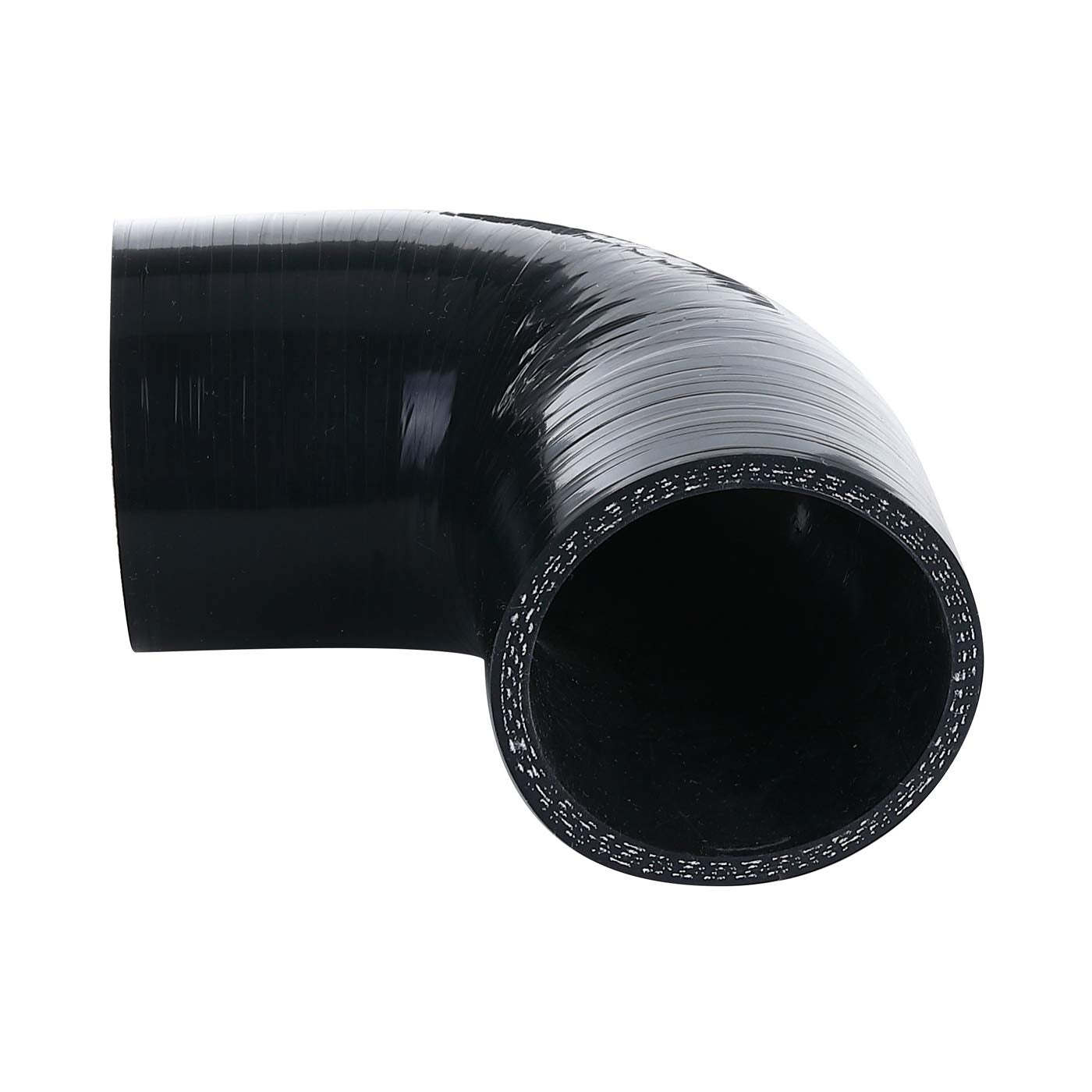 AC PERFORMANCE ID 3.5 '' (89mm) 90 Degree Elbow Coupler Universal Automotive Pure Silicone Hose Intercooler/Intake Piping, Leg L