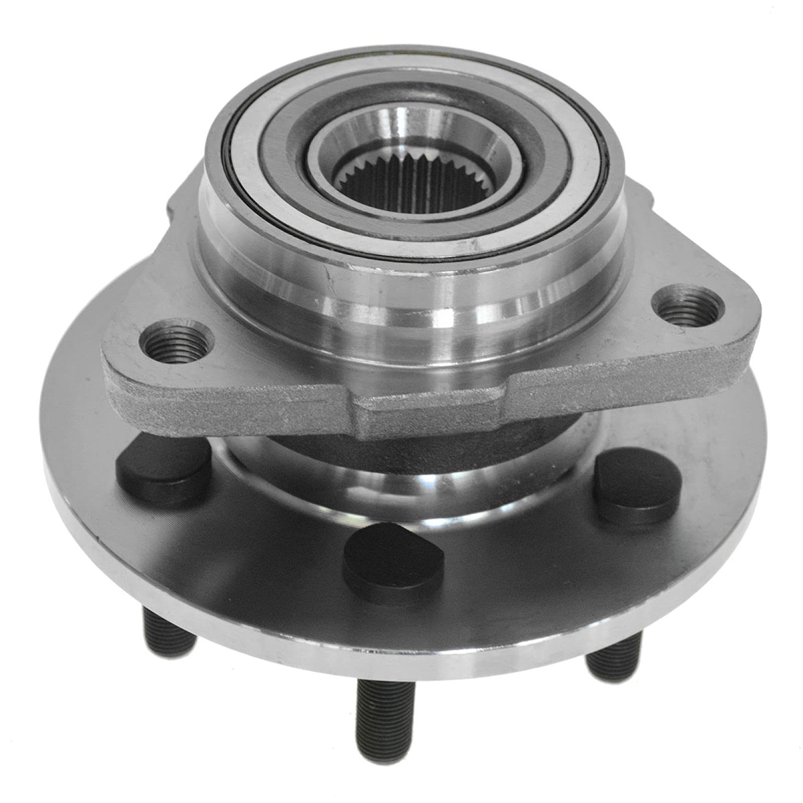Trq Front Wheel Bearing & Hub Assembly 4Wd With Abs Sensor Compatible With 1997-2004 Dodge Dakota 1998-2003 Durango