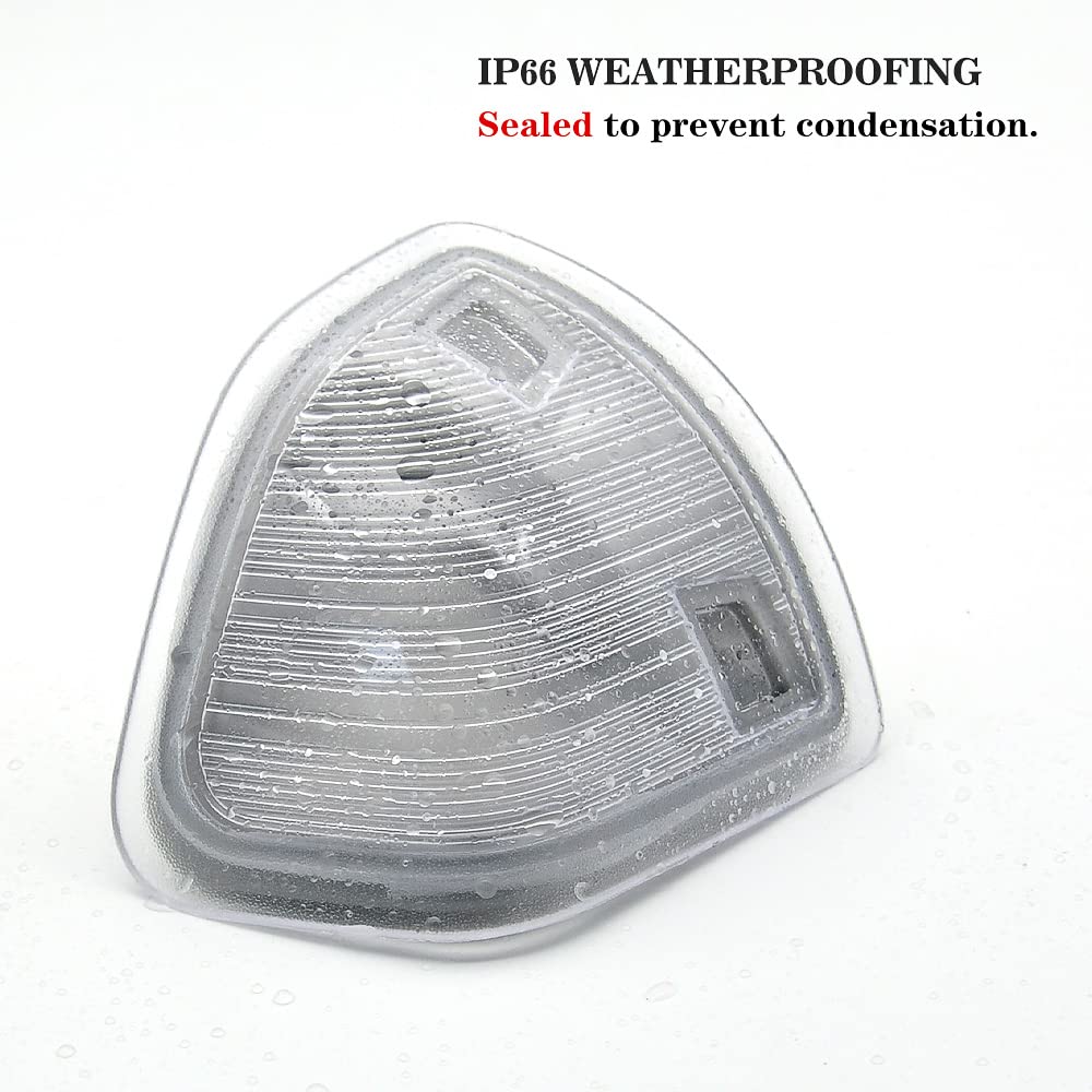 Cnpapc Led Side Mirror Turn Signal Light For Dodge Ram 1500 2500 3500 4500 5500 Left And Right Lamps Clear Cover Lens 68302828Aa