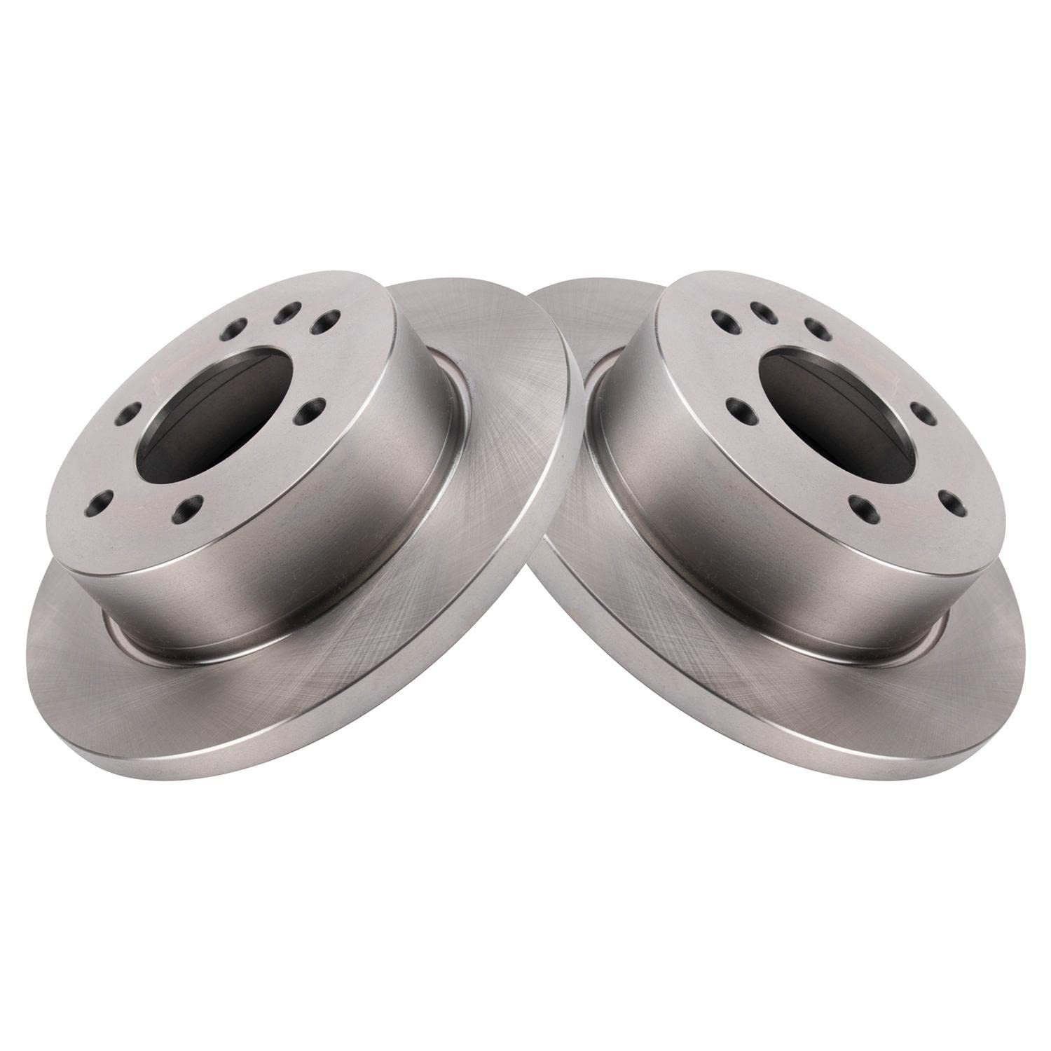 Trq Rear Brake Rotors Set Solid Compatible With 2007-2015 Mini Cooper