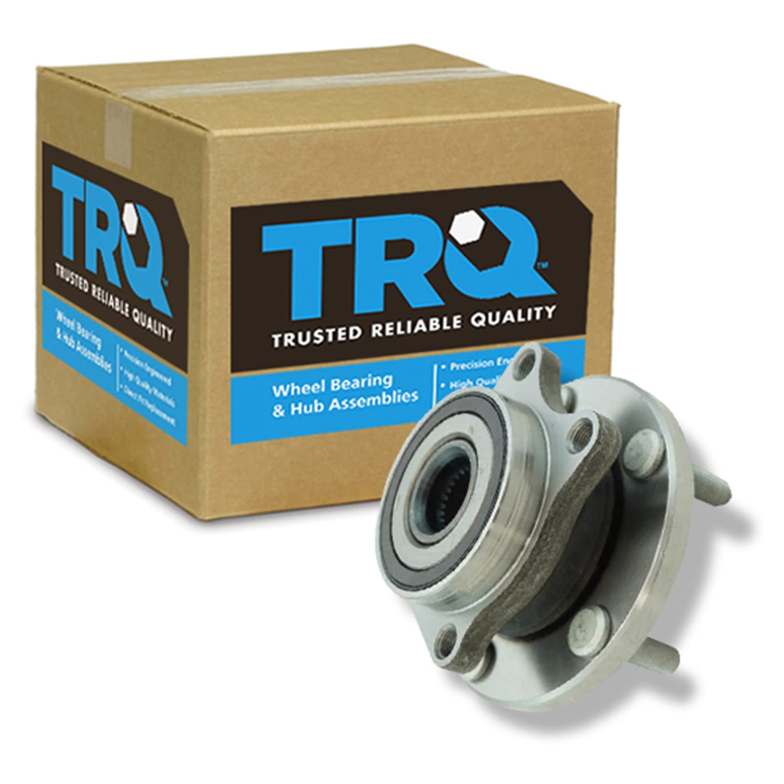 Trq Front Left Right Wheel Hub Bearing Assembly Driver Passenger Side Compatible With 2006-2007 Subaru B9 Tribeca 2008-2014 Trib