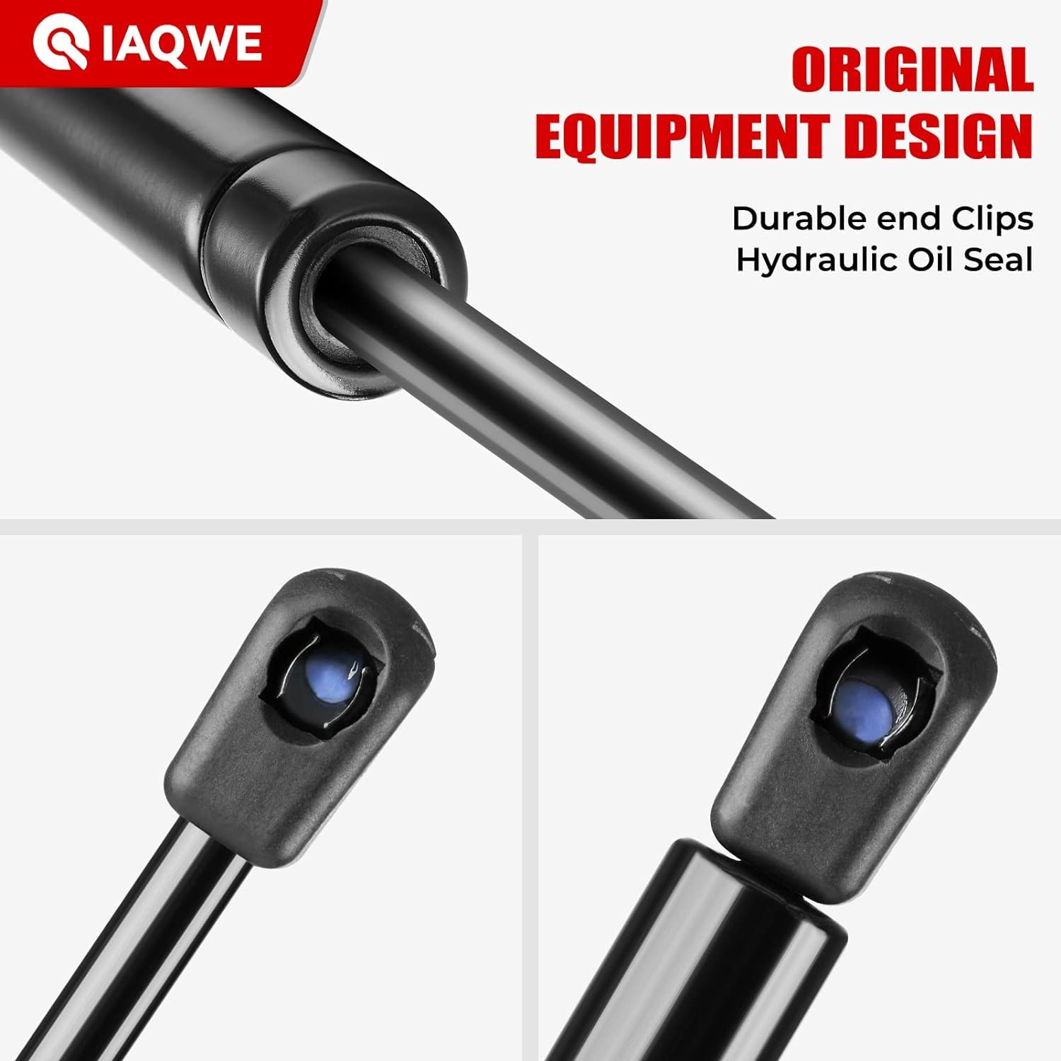 Iaqwe C1621219 26 Inch 45Lbs/298N Gas Struts Springs Shocks For Boat Cover Rv Bed Storage Heavy Duty Tool Box Lid Trash Bin Outd