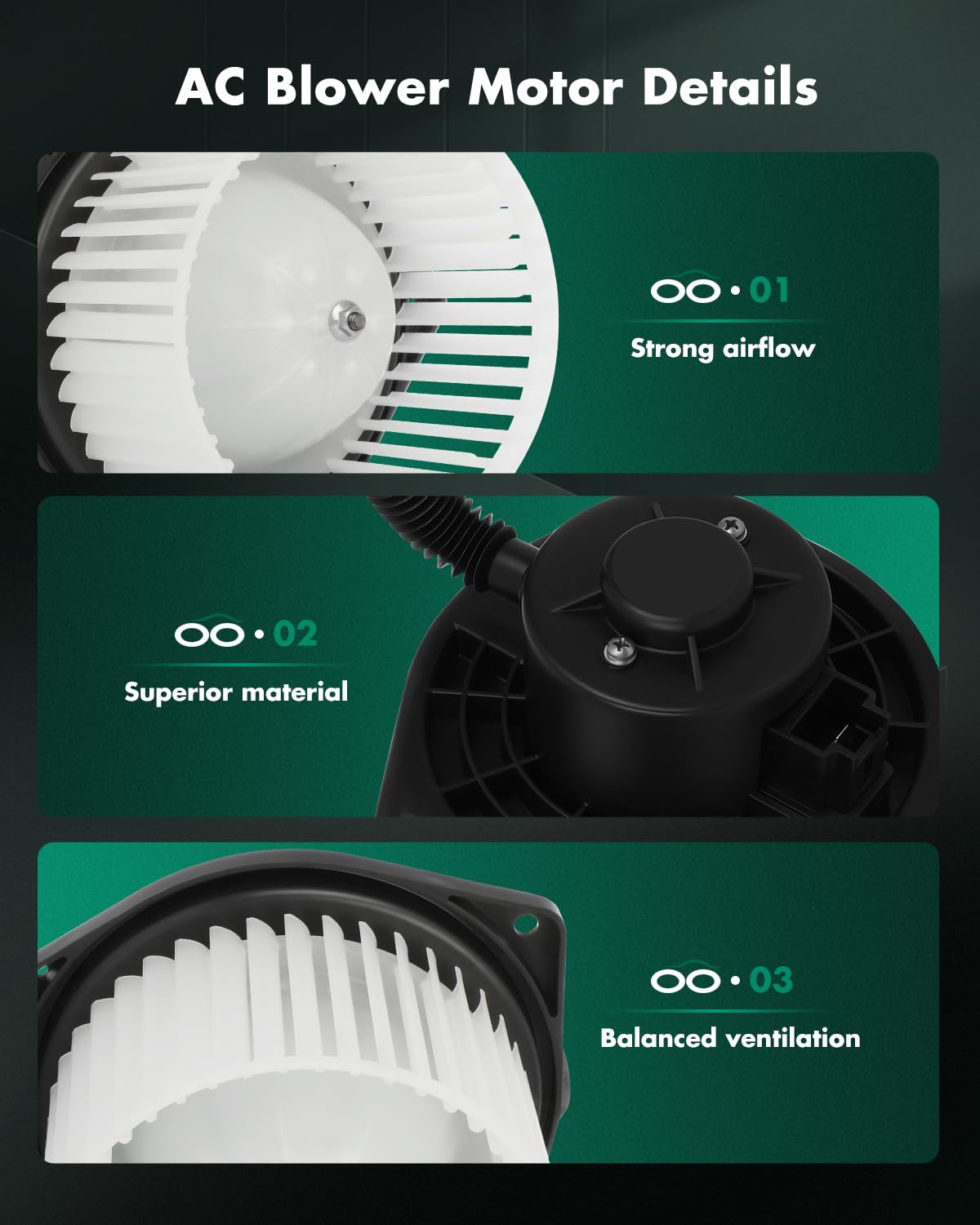 Scitoo Hvac Heater Blower Motor With Fan Cage Pm4068 For Suzuki For Grand Vitara L4 2.4L 2009-2013,For Suzuki For Grand Vitara V