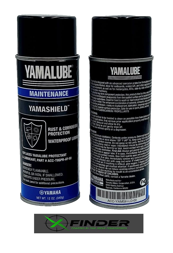 Yamaha Original Oem Yamalube Acc-Yamsh-Ld-00 Rust And Corrosion Protection Waterproof Lubricant Yamalube Oem - (2) 12 Oz Spray C