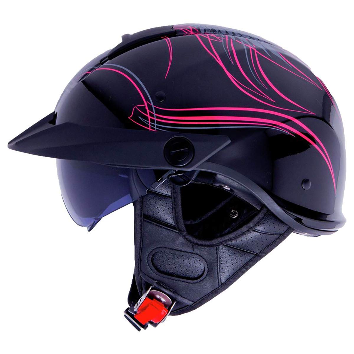 Ls2 Helmets Rebellion Motorcycle Half Helmet (Wheels & Wings