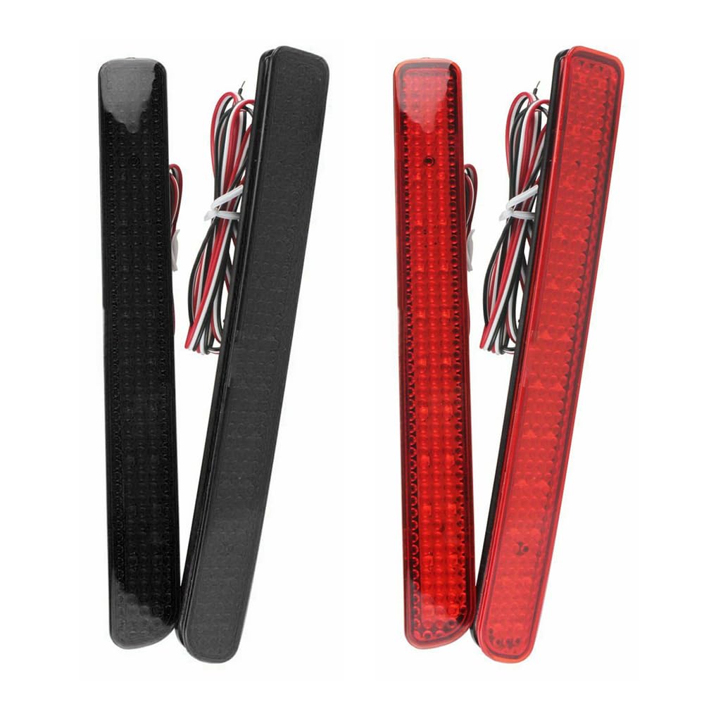MACHSWON LED Bumper Reflector Lights, Rear Bumper Reflector Light Lamp Replacement, Red Light, 2005-2009 Compatible with Land Ro