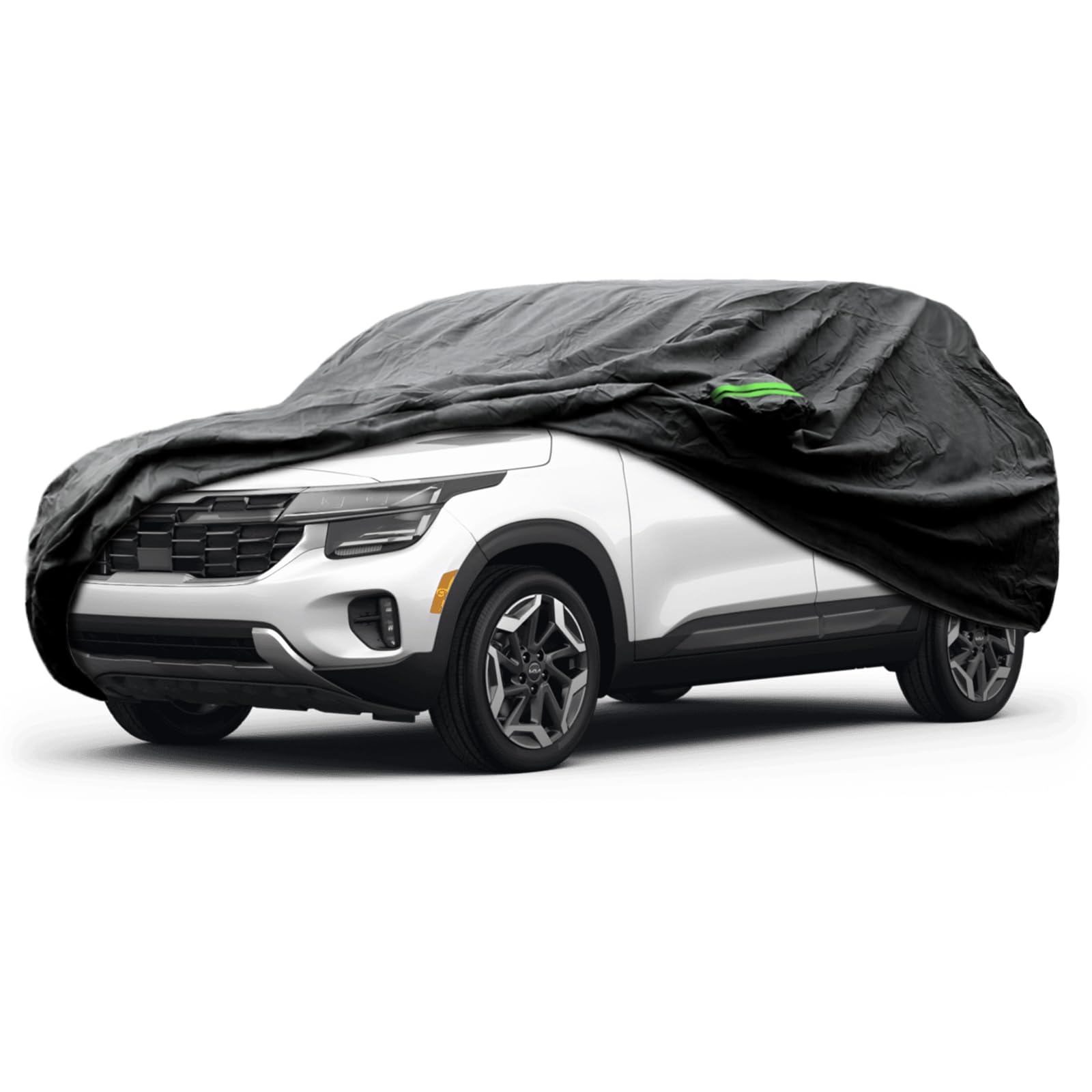 Proadsy 2025 Upgrade Car Cover Custom Fit For Kia Seltos 2021-2025, Waterproof All Weather For Automobiles, Full Exterior Cover