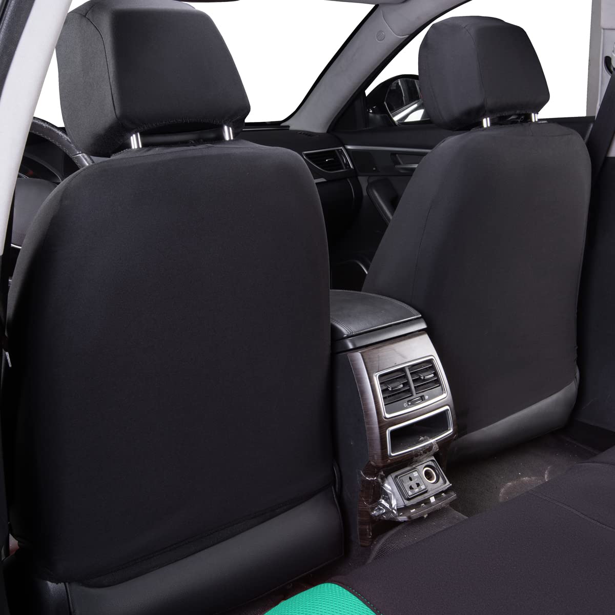 Flying Banner Butterfly Car Seat Covers Ful Set Fashion Universal Lady Woman Female Rear Bench Split Colorized (Full Set, Mint G