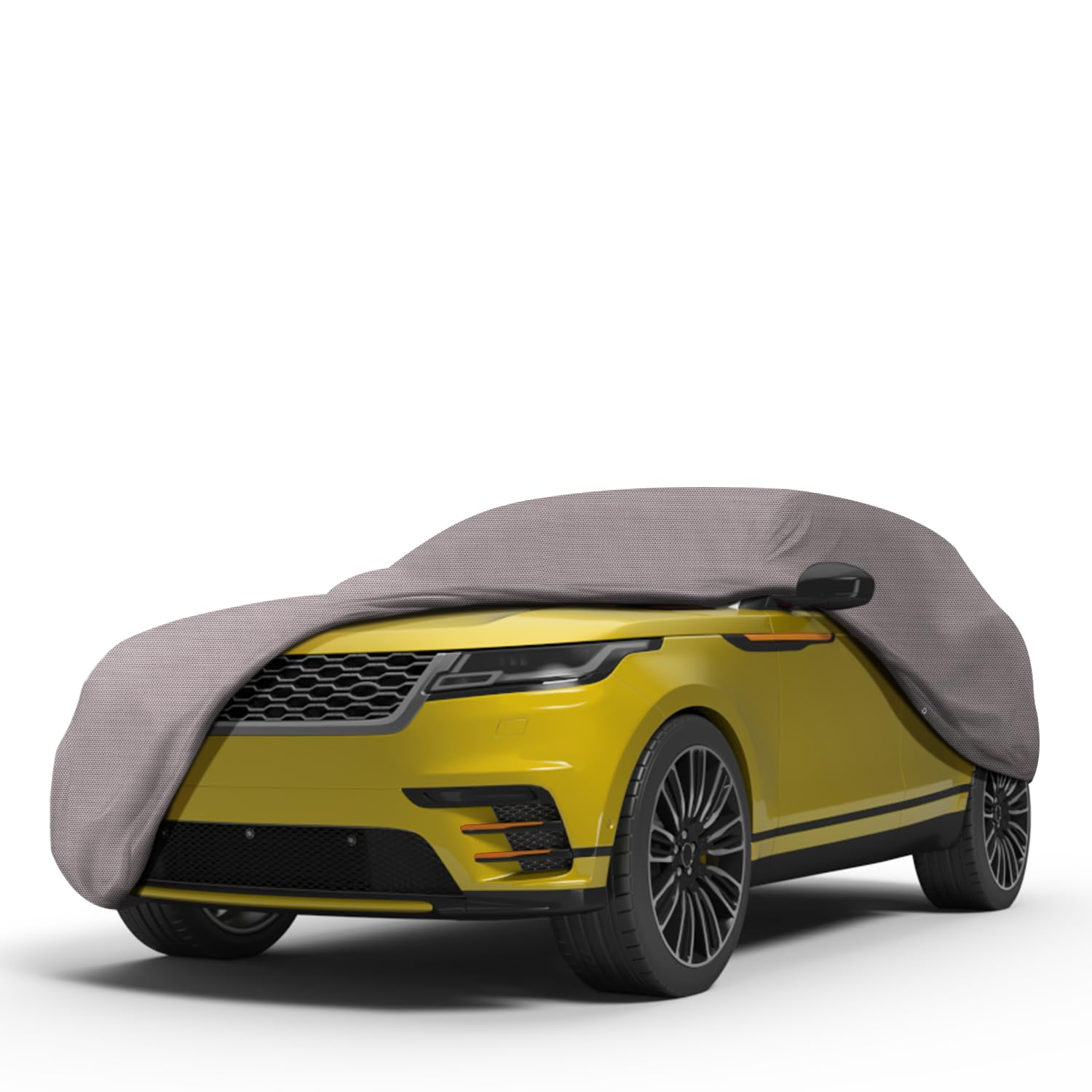 Seal Skin Covers Multi-Layer SUV Car Cover, Waterproof PEVA Outdoor Cover with UV, Snow, Rain Protection, Windproof Straps, Cott