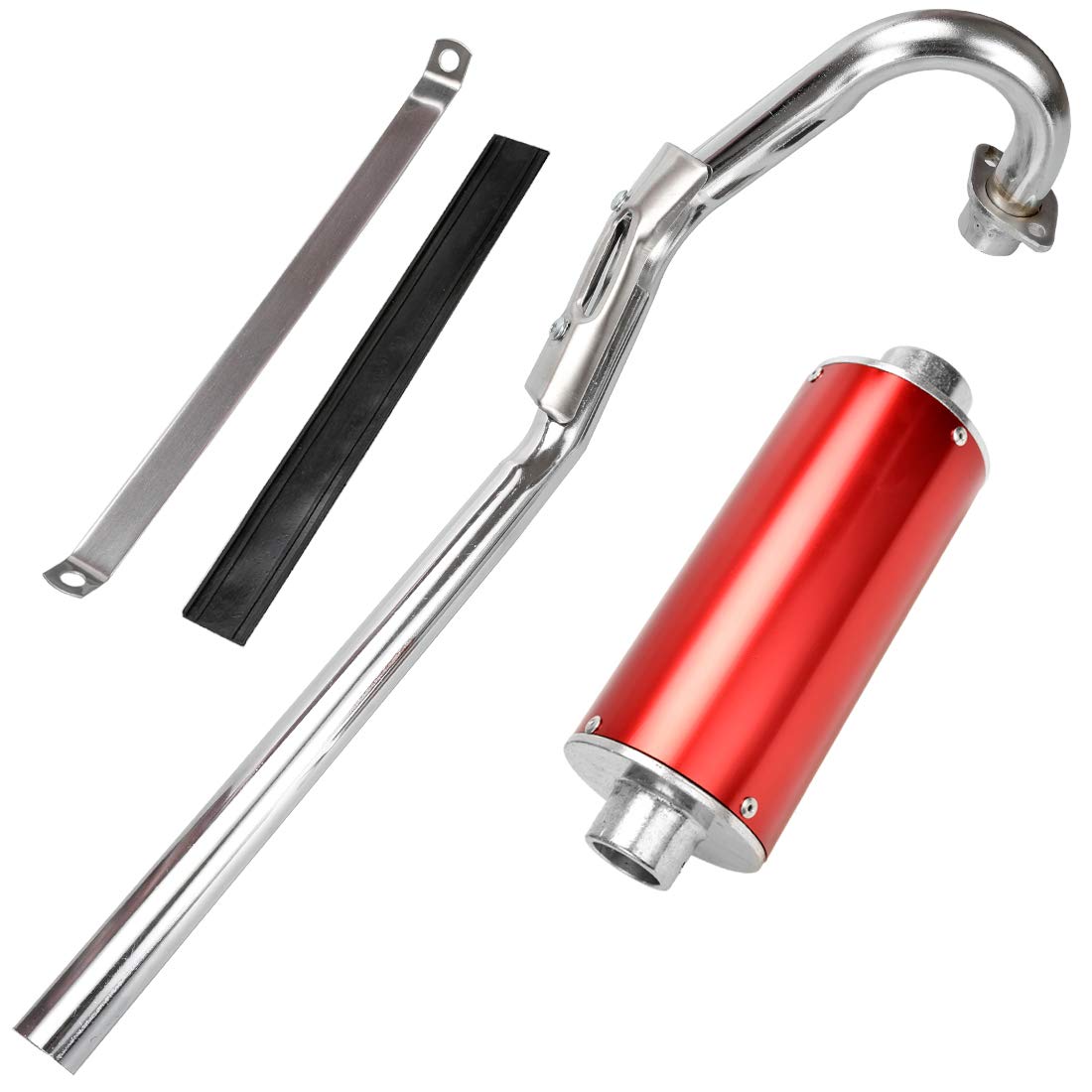 Fvrito High Performance Big Bore Muffler Exhaust Silencer Pipe Head Assembly For Honda Xr50 Crf50 Chinese 70Cc 110Cc 125Cc Sdg S