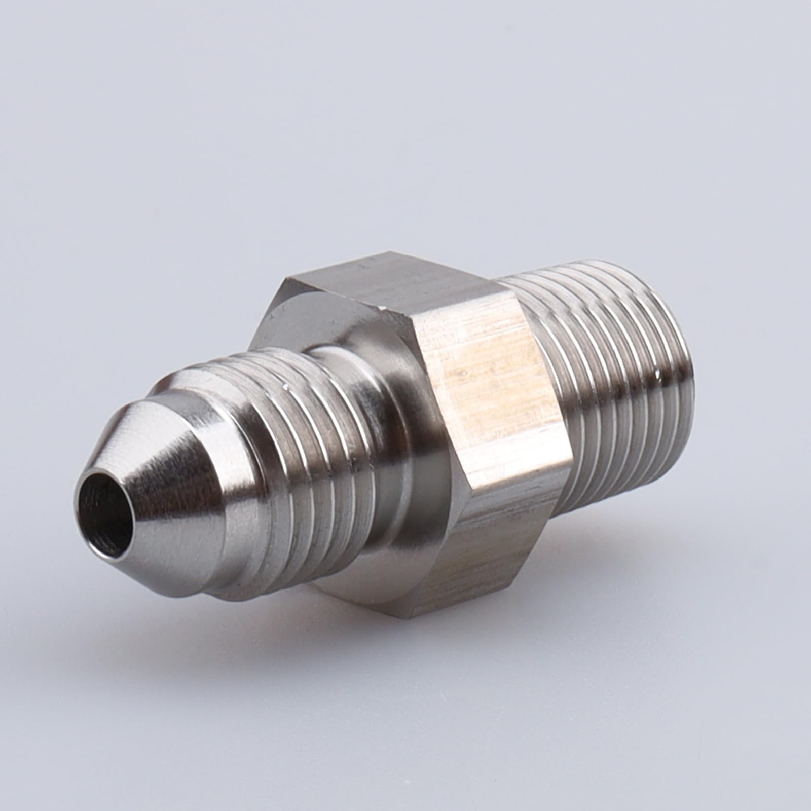 AC PERFORMANCE Male 1/8'' NPT to -3 AN Flare Adapter Straight Stainless Steel