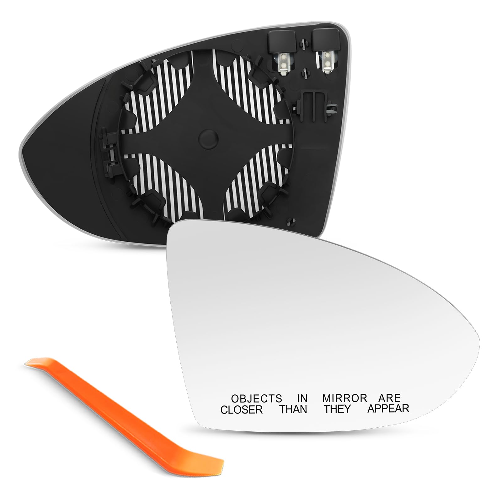 SNEMEEY Passenger Side Mirror Replacement for Volkswagen VW Golf MK7 2013-2018, Golf Gti 2013-2018, VW Golf MK7.5 2015-2019 - Ri