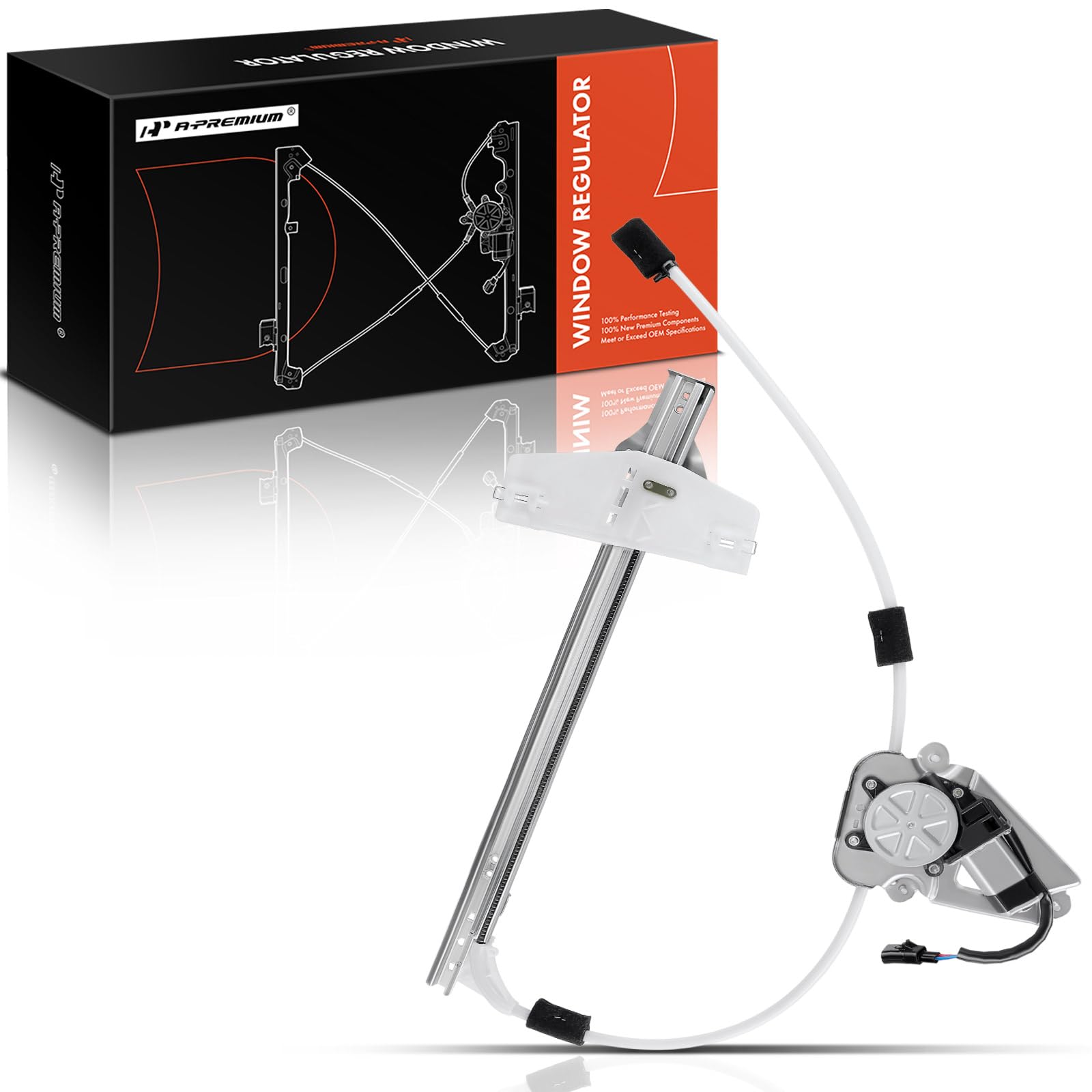 A-Premium Power Window Regulator And Motor Assembly Replacement For Jeep Liberty Kj 2002-2006 Front Left Driver Side