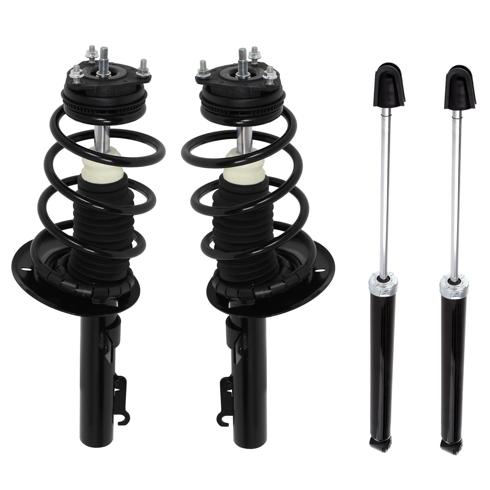 Scitoo Front Complete Struts Spring Assembly Rear Shocks Struts Fits 2008-2011 For Ford Focus Quick Struts 272257 5796 - Set Of 4