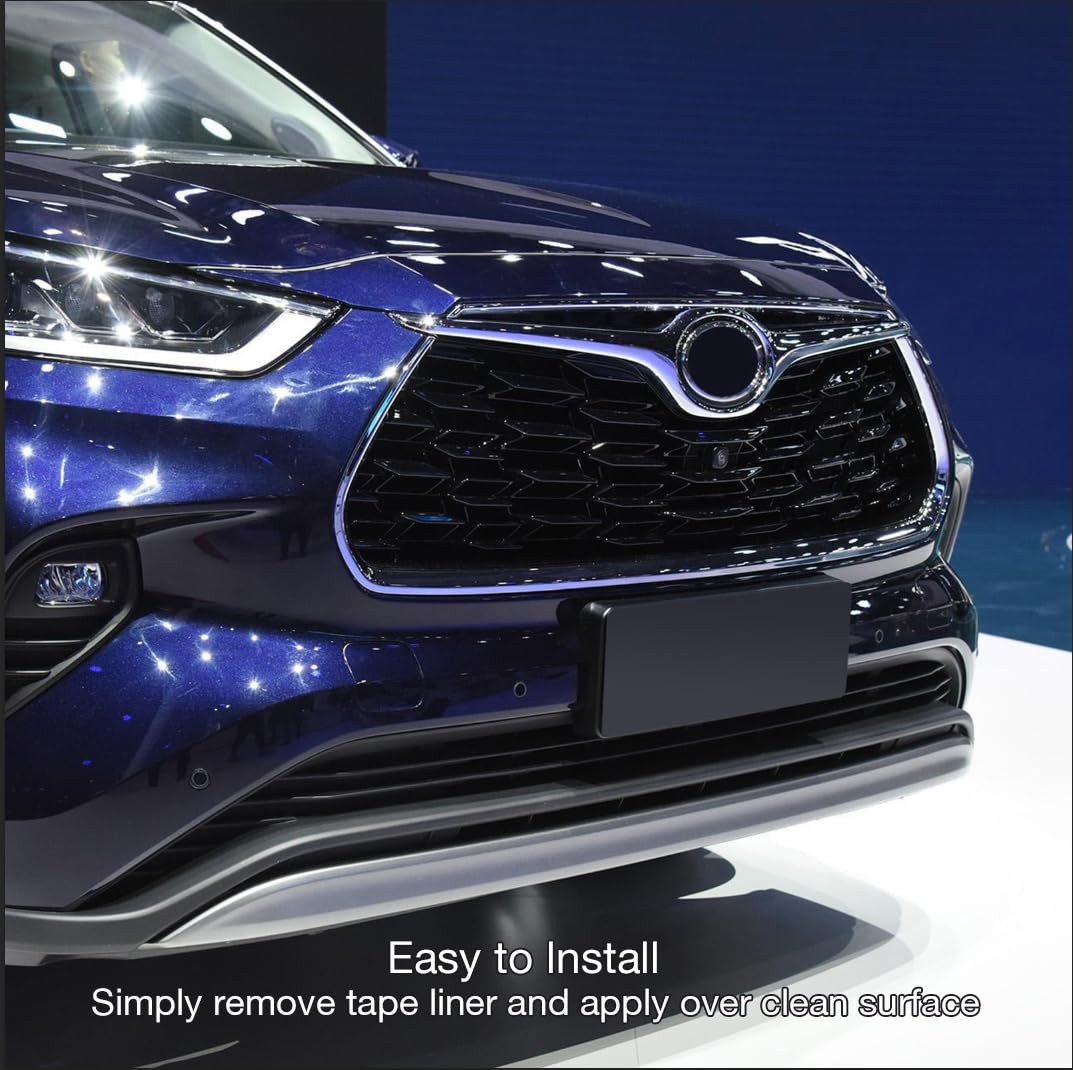 For Toyota Highlander Grille Mesh Cover Trims, OEM Style Sporty Luxury Front Grille Frame for Highlander 2025 2024 2023 2022 202