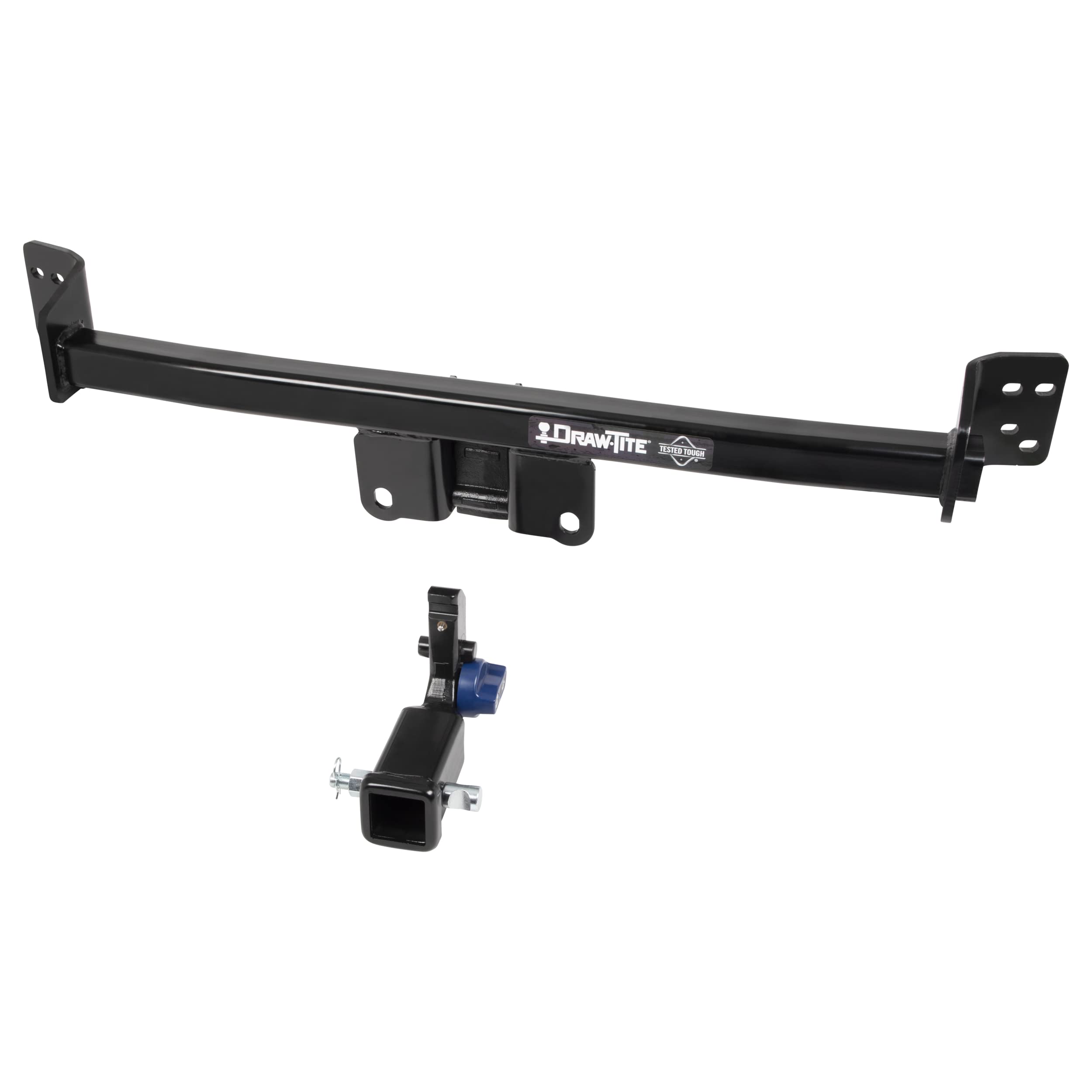 Draw-Tite 76912 Hidden Hitch® Completely Hidden Trailer Hitch 2 In. Removable Receiver, Black, Compatable With 2019-2022 Toyota Rav4