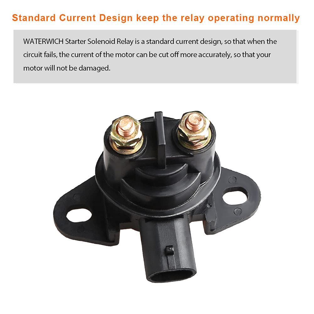 WATERWICH Starter Solenoid Relay Compatible with Seadoo GTX XP Sportster Gsx 278-001-802 Rxp GTX GTI Explorer Islandia Speedster