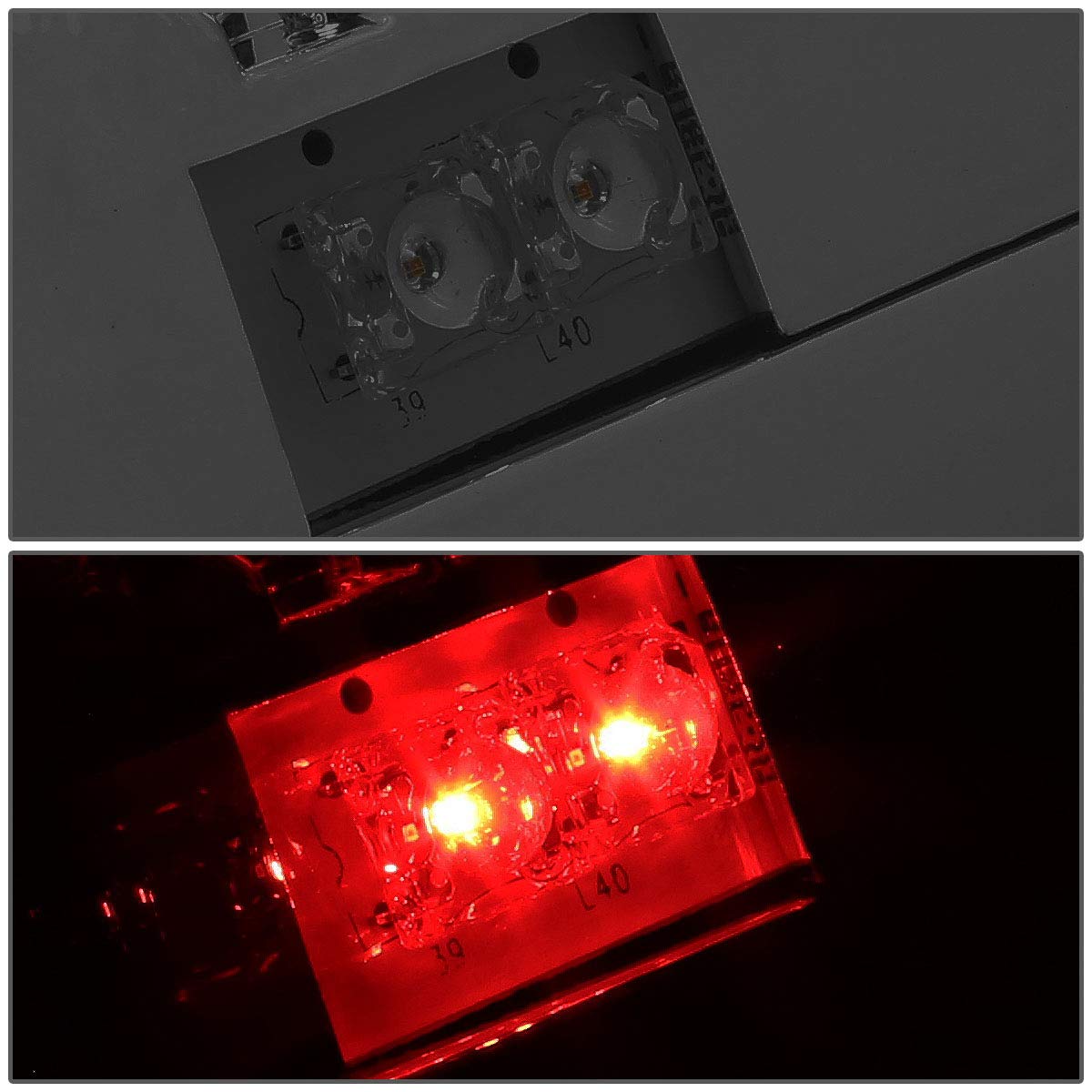 DNA MOTORING TL-CSIL03-LED-RD3D-CH-SM LED 3D Tail Light Assembly Driver & Passenger Side [Compatible with 03-06 Silverado / 07 Sierra]