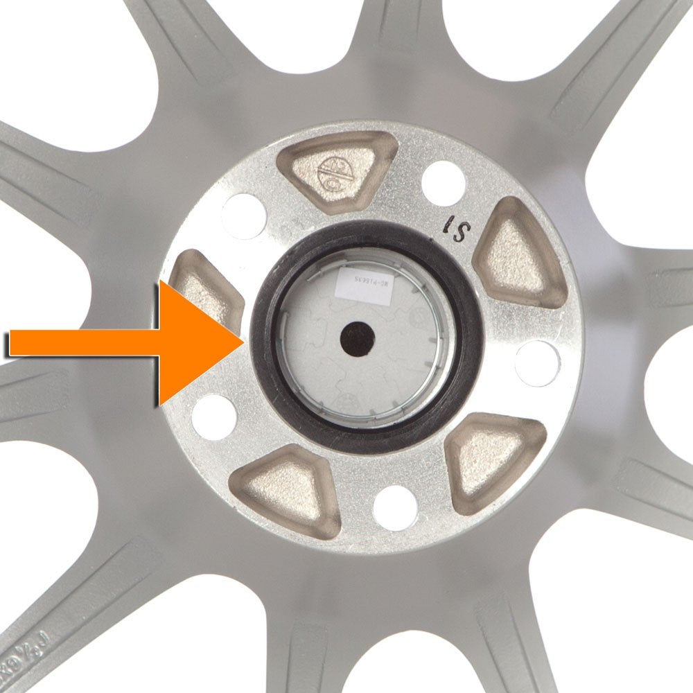 Circuit Performance 72.56Mm Od To 57.1Mm Id Black Plastic Polycarbonate Hub Centric Rings