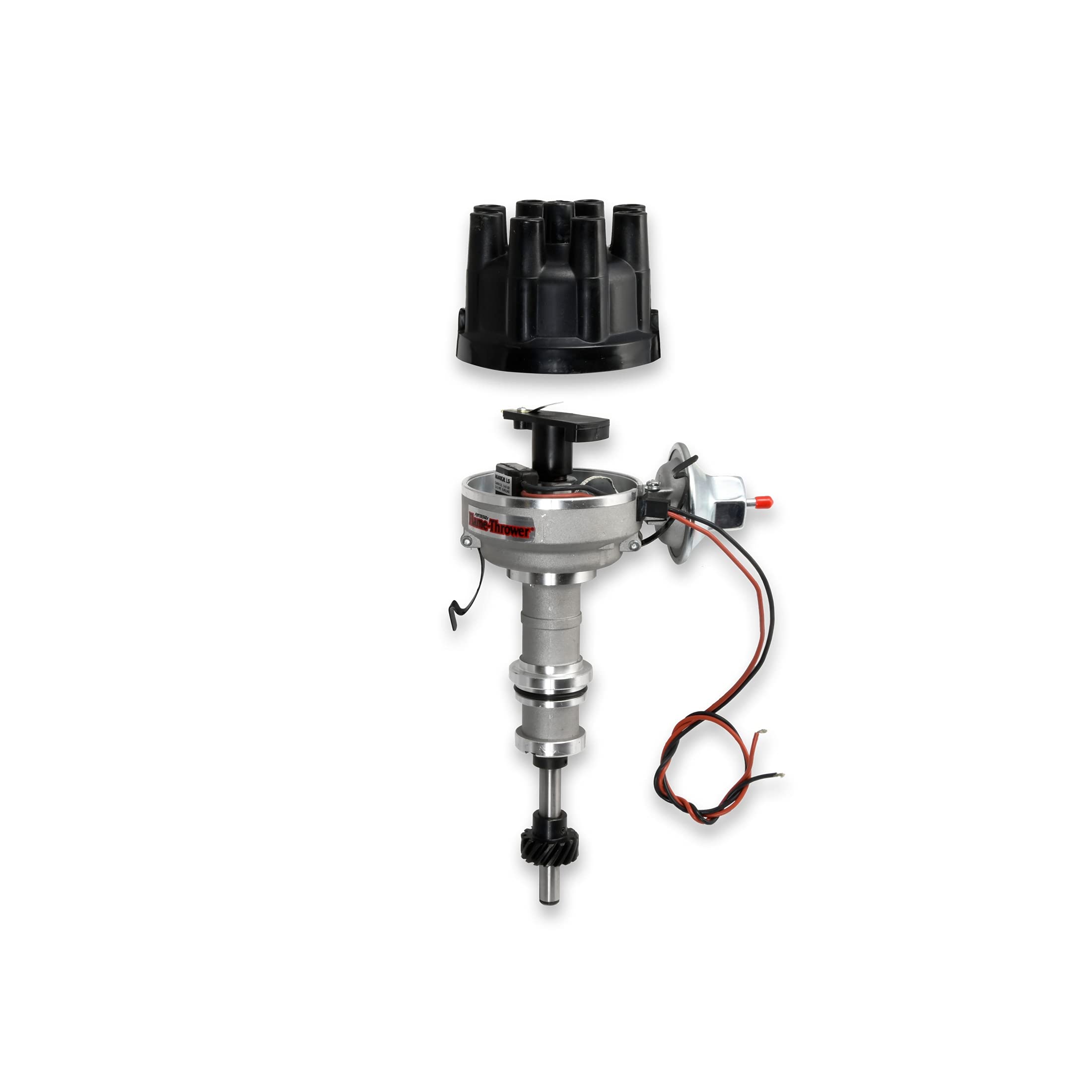 Pertronix D134600 Black Cast Distributor Cap For Small Block Chevy