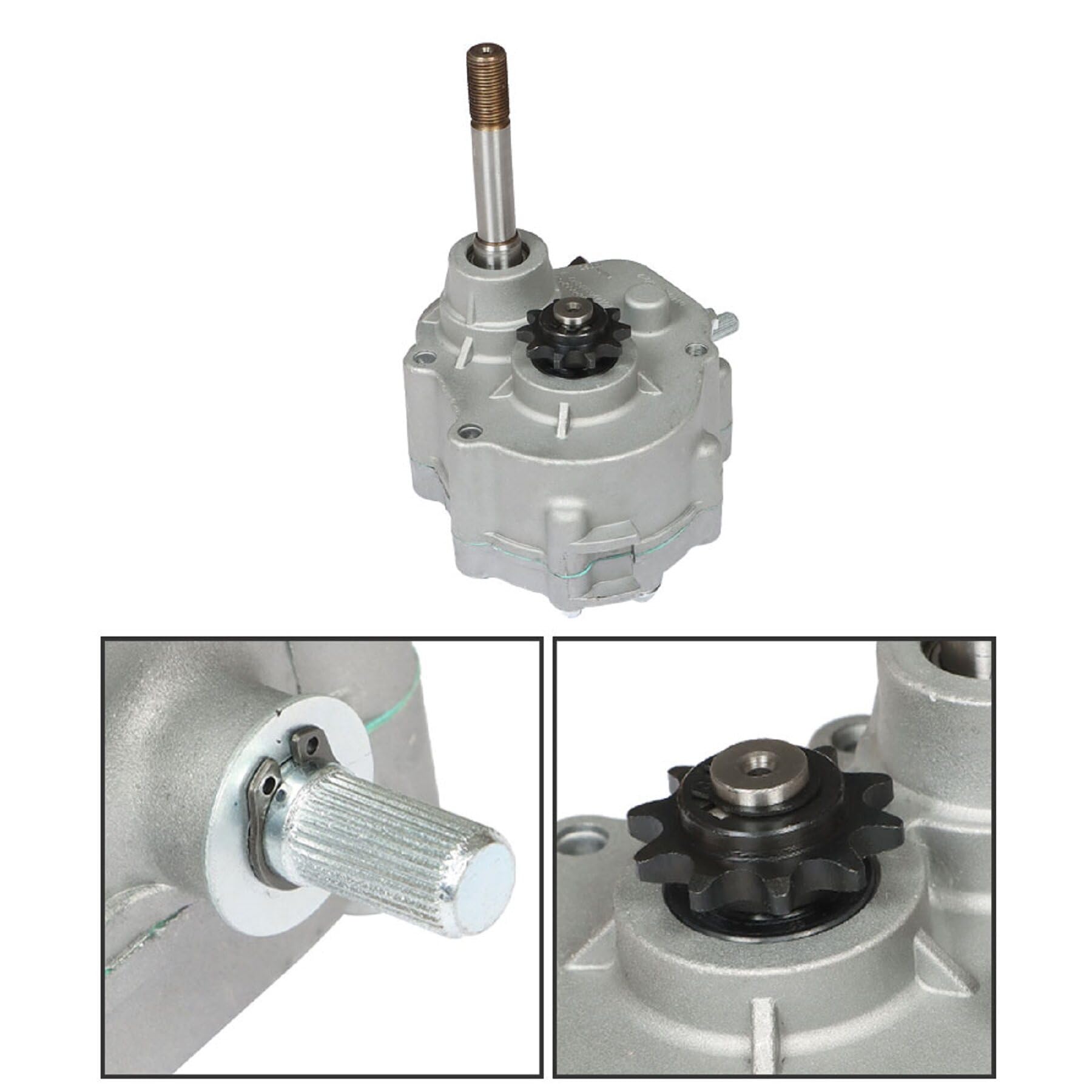Go Kart Forward Reverse Gearbox Replacement for 2HP-13HP Engine Local 10T #40 41 and 12T #35 TAV30 Series, 3 Shift Modes 2300 RP