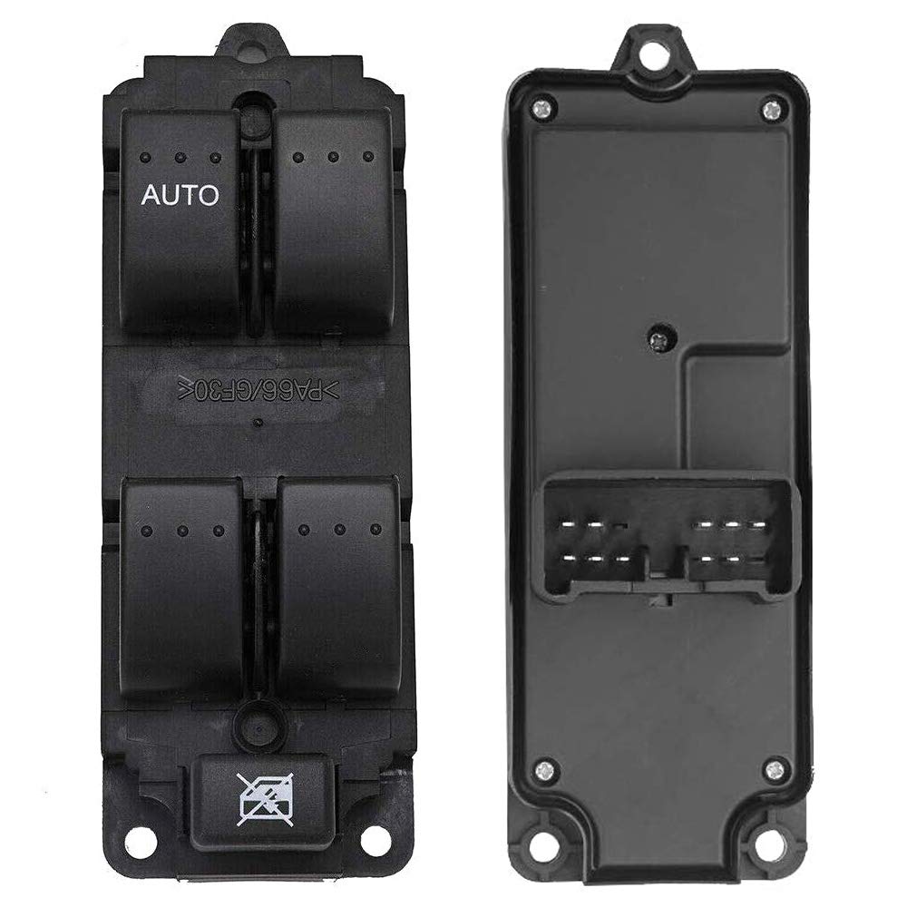 Power Window Switch For 2004-2009 Mazda 3, 2009 Mazda 3 Sport.Master Power Window Switch Front Left Driver Side Bn8F66350A,Bn8F66350