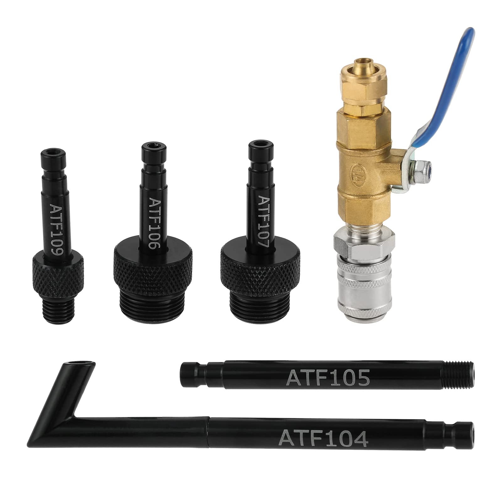 Gohantee Automatic Transmission Fluid Oil Filling Filler Adapter Manual Filler Kit Include Metal Dispenser With Shut Off Valve, 