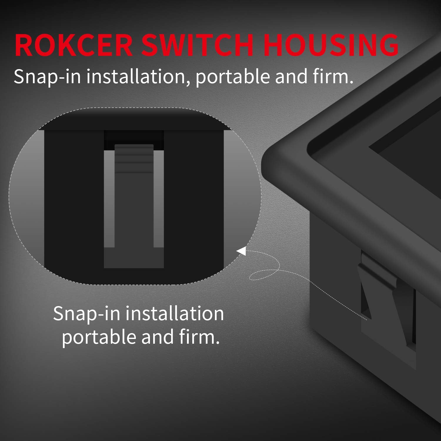 Daiertek 1-Slot Rocker Switch Panel Housing Holder Black Plastic Single Mount Marine Toggle Switch Mounting Panel For Vehicles Automotive Car 4X4 Suv Atv Utv Marine Boat -2Pack