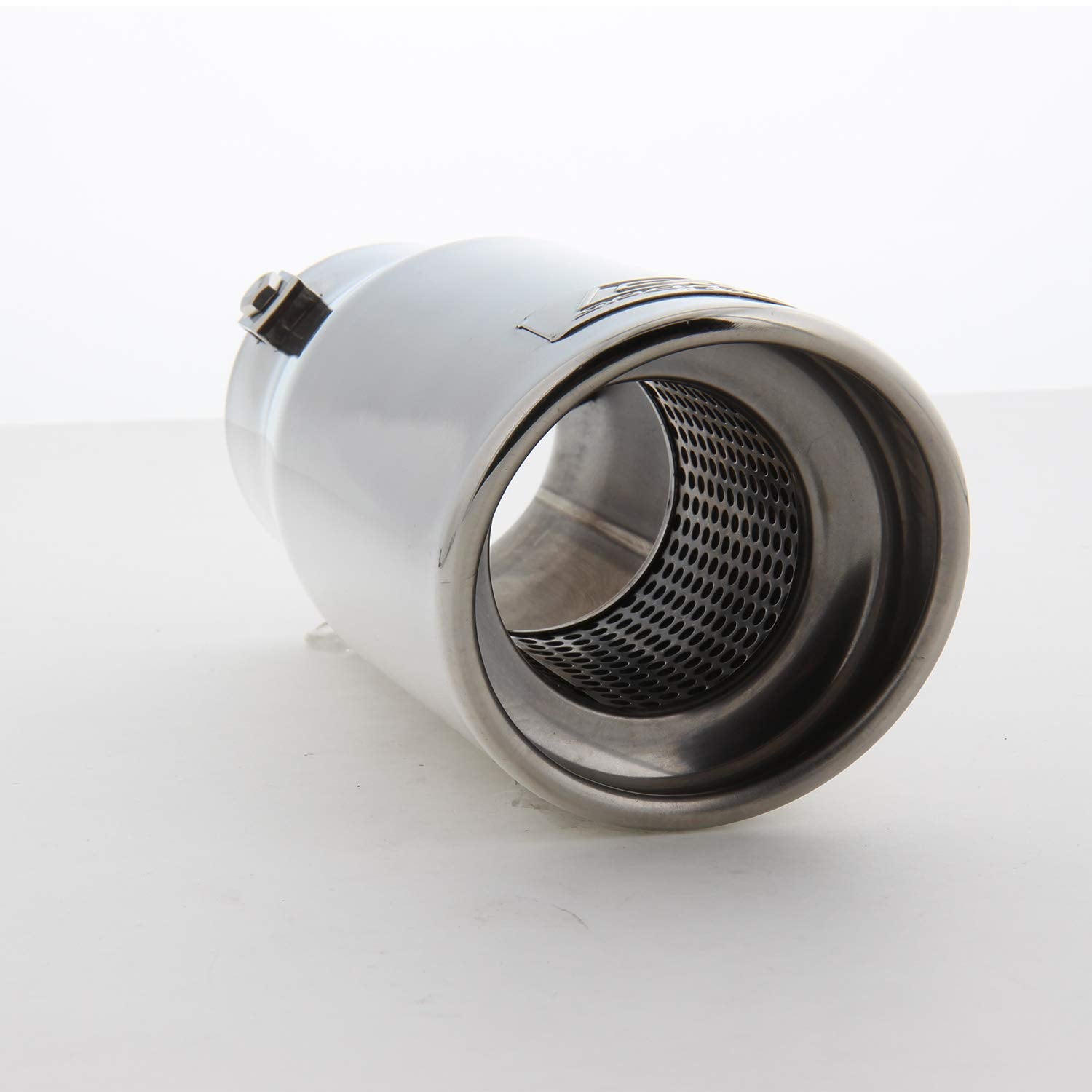 DC Sport Polished Stainless Universal Bolt On Exhaust Slant Cut Tip 2.875'' Inlet 3.75'' Outlet