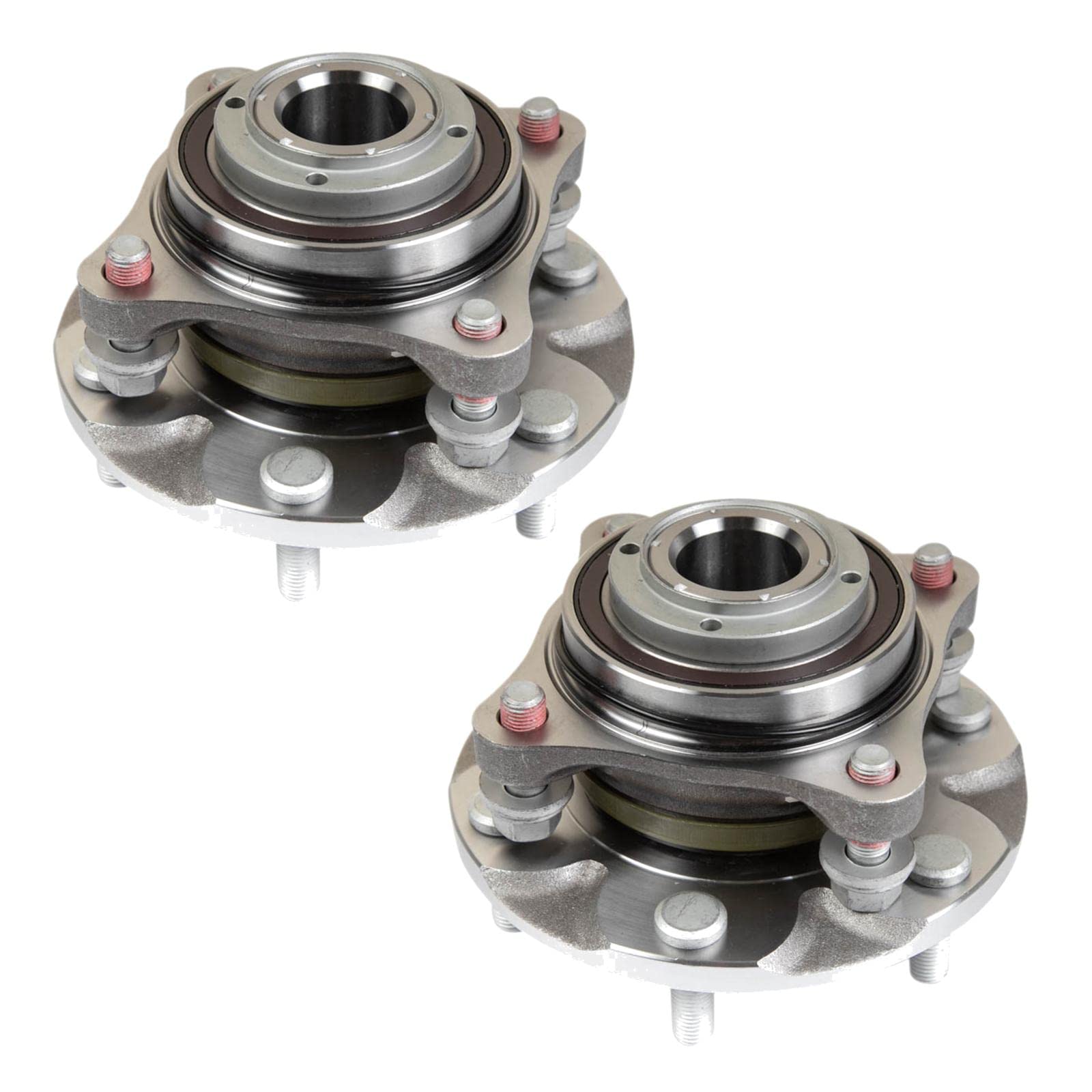 Trq Front Wheel Hub Bearings Assembly Set Compatible With 2003-2021 Toyota 4Runner 2007-2014 Fj Cruiser 2005-2019 Tacoma