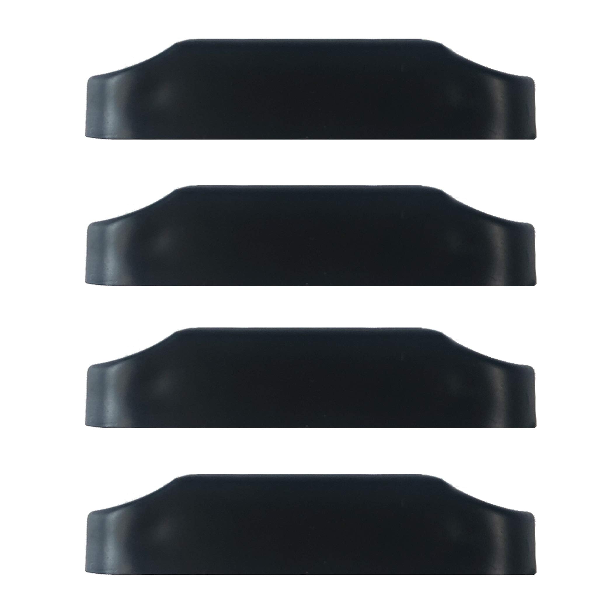 Calpalmy (2 Pairs) Magnetic Baggage Door Catch And Holder Kit - Black Rv Storage Door Latch Perfect Alternative For Plastic Spring Clips For Use In Campers And Motor Homes