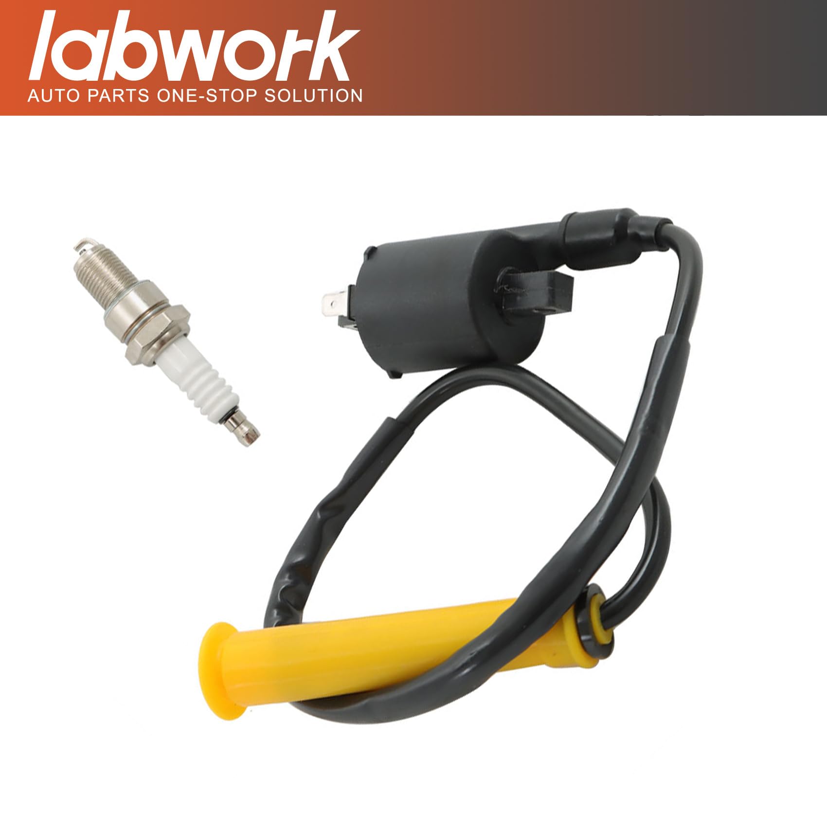 labwork Ignition Coil with Cap Replacement for Honda Rancher 420 TRX420 2007 2008 2009 2010 2011 2012 2013 Replacement for 30510