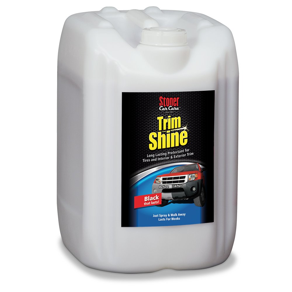 Stoner Car Care 91069 5-Gallon Trim Shine Protectant Restores Dull Or Faded Interior And Exterior Plastic Vinyl And Rubber