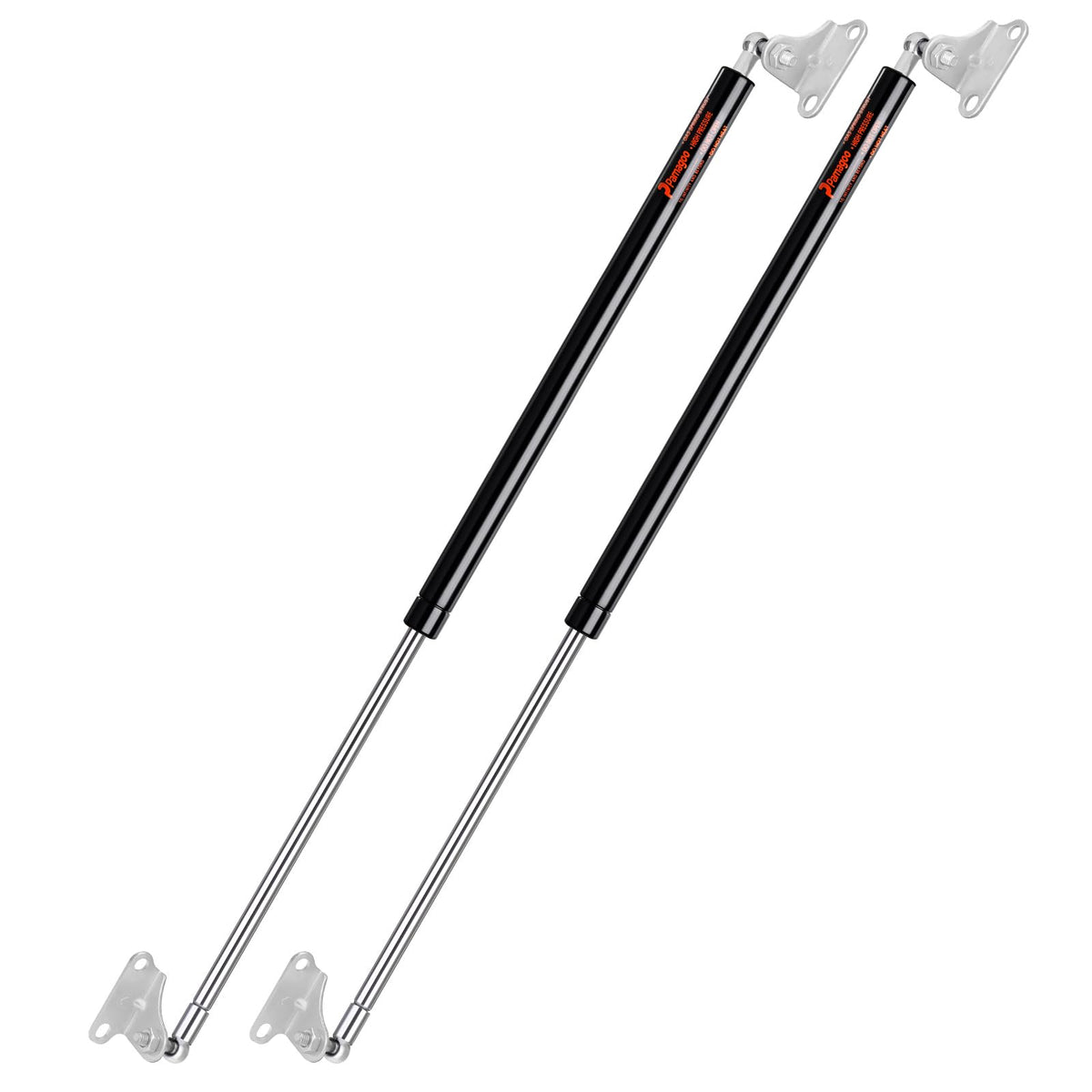 Pamagoo 30 Inch 55 Lbs Gas Strut With Mounting Brackets,2 Pcs 30'' 245 N Shocks For Rv Bed Storage Engine Cover Boat Door Custom