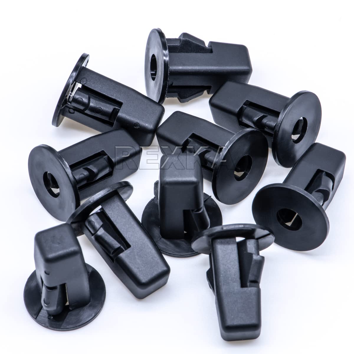 Rexka 10Pcs Fender Liner Clips Screw Grommet Retainer Compatible With Toyota 90189-06214 Tacoma Tundra