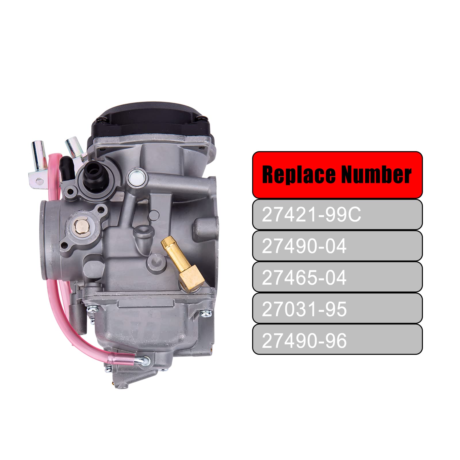 CV40 Carburetor with Choke Cable fits Harley Davidson Dyna Electra Glide Fatboy Softail Sportster 1200 XLH1200 Sportster 883 XL8