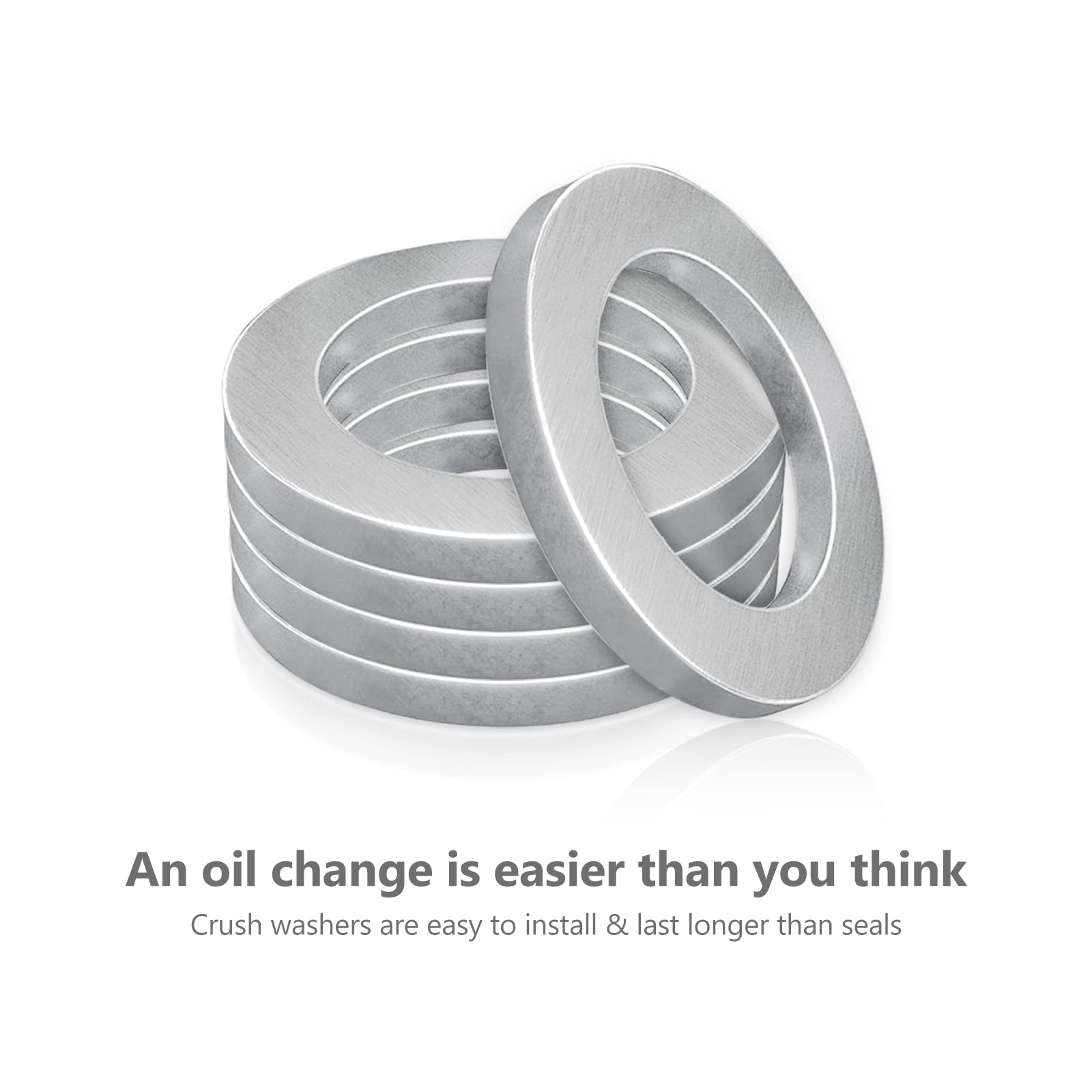 Yonput 20 PCS 14mm Oil Drain Plug Gasket Washer Crush Seal, Replacement for Honda Accord Civic Ridgeline Odyssey CRV CR-V Pilot