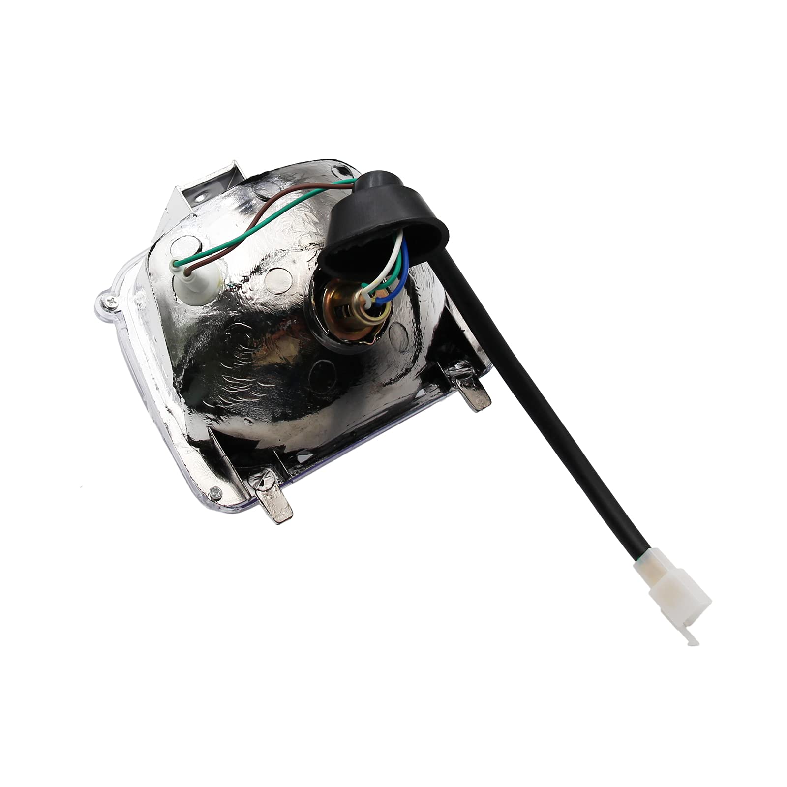 Pro Bat Chinese Atv Quad Headlight Head Light + 12V Rear Tail Brake Light 3 Pin Female Plug For Taotao 3050C Coolster Sunl 50Cc 70Cc 90Cc 110Cc 125Cc 150Cc Peace Mini Dinosaur Four Wheeler Parts