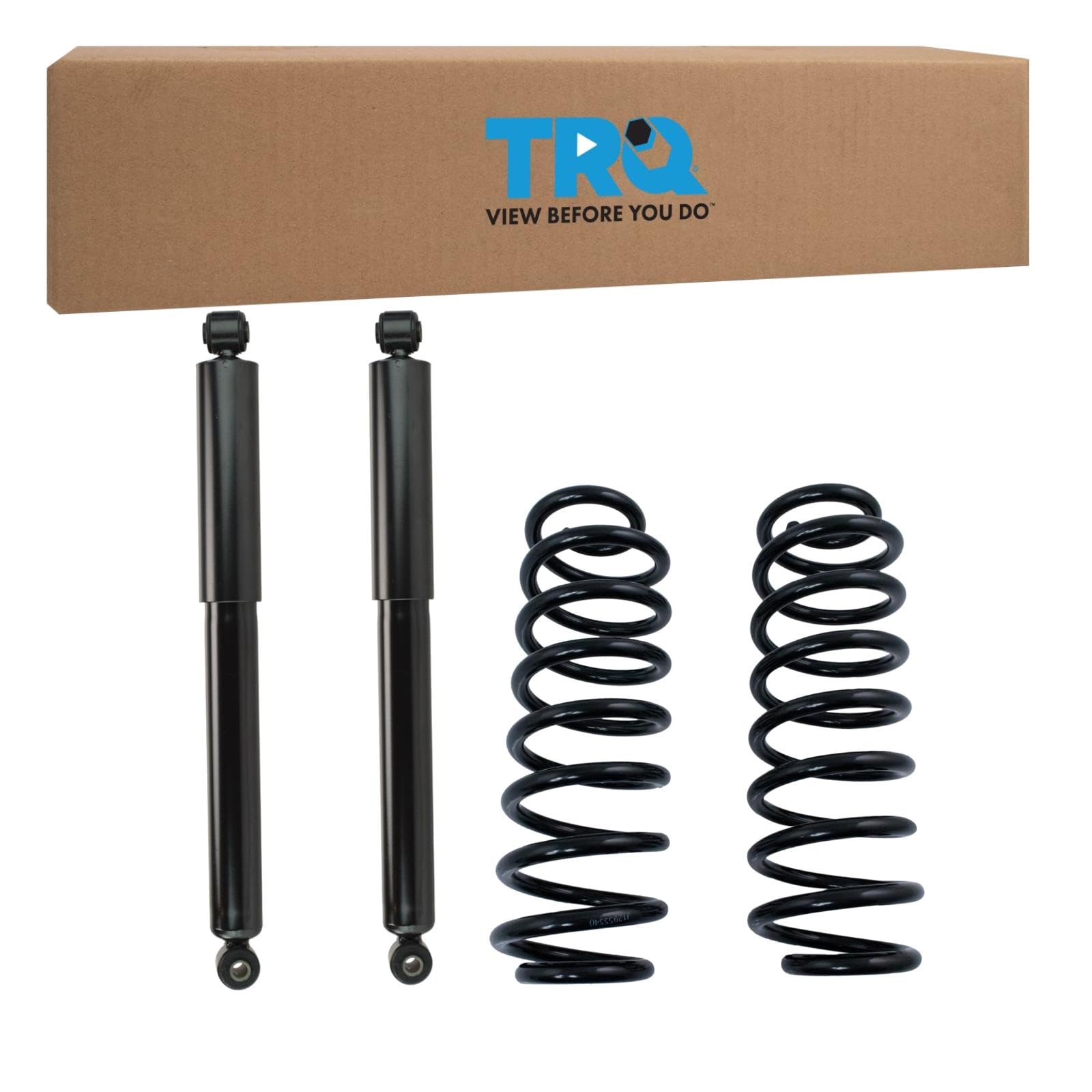 Trq Rear Coil Srings & Shock Absorber Kit For Gm Truck Suv