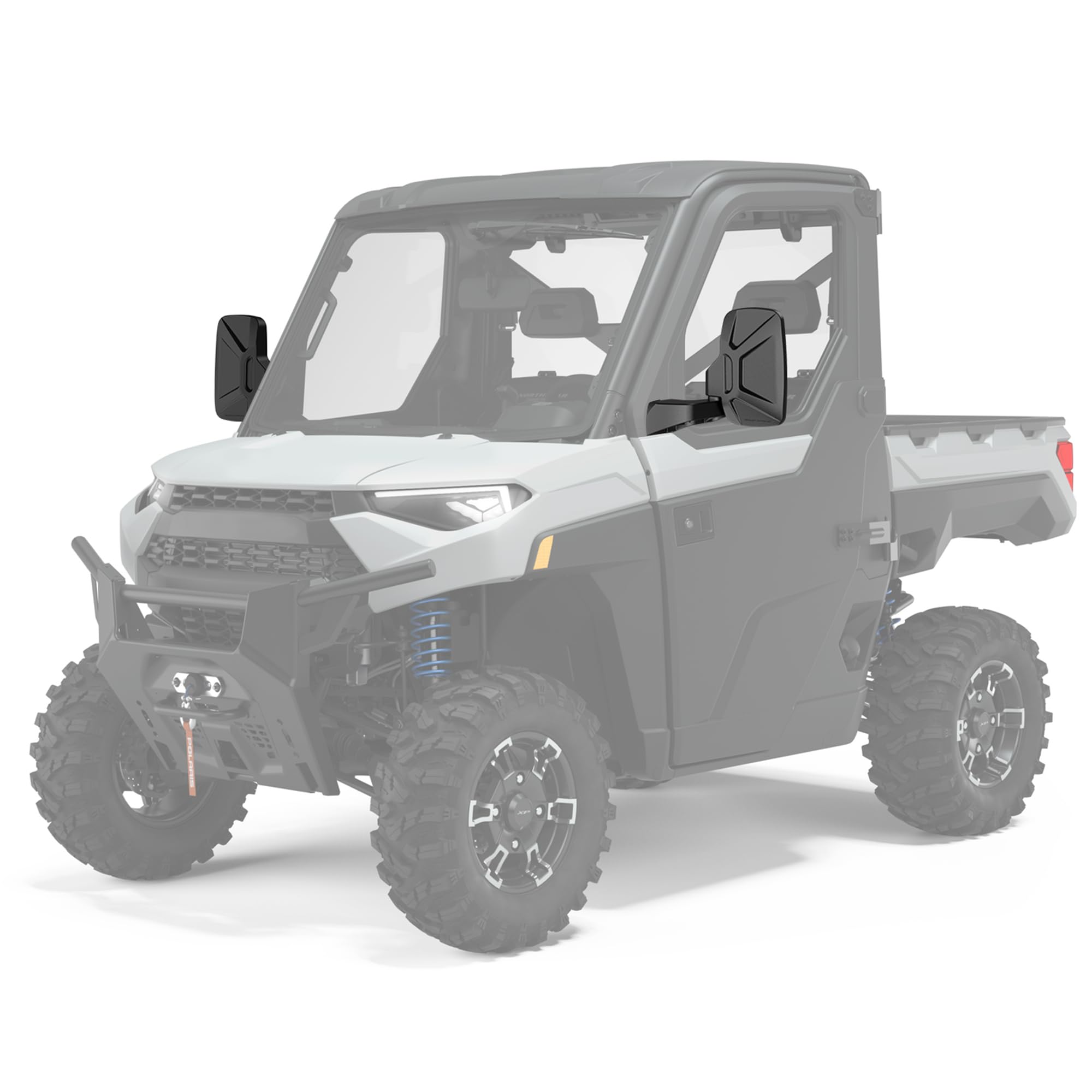 Ranger Door Mounted Side Mirrors For Any Polaris Ranger, Txzsxs Ranger Side Mirrors Compatible With 2018-2023 Polaris Ranger Crew Sp Xp 570 1000 And 2019-2024 Commercial Pro Xd 2000G 4000D (Full Door)