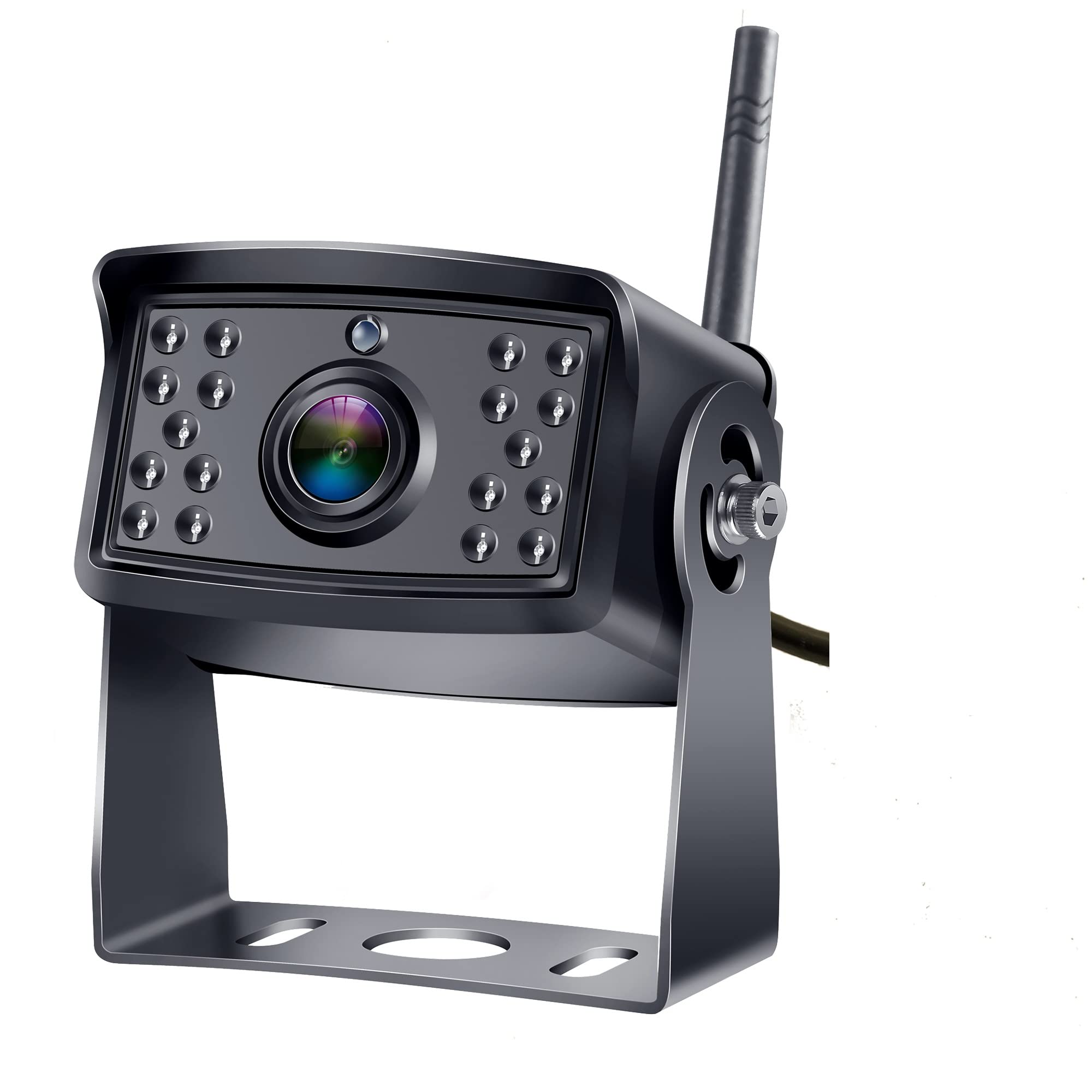 4Ucam Hd 1080P Digital Wireless Backup Camera + 7'' Dvr Monitor Quad-View Compatible For Voyager Wisight Prewire Rv, Trailer, 5T