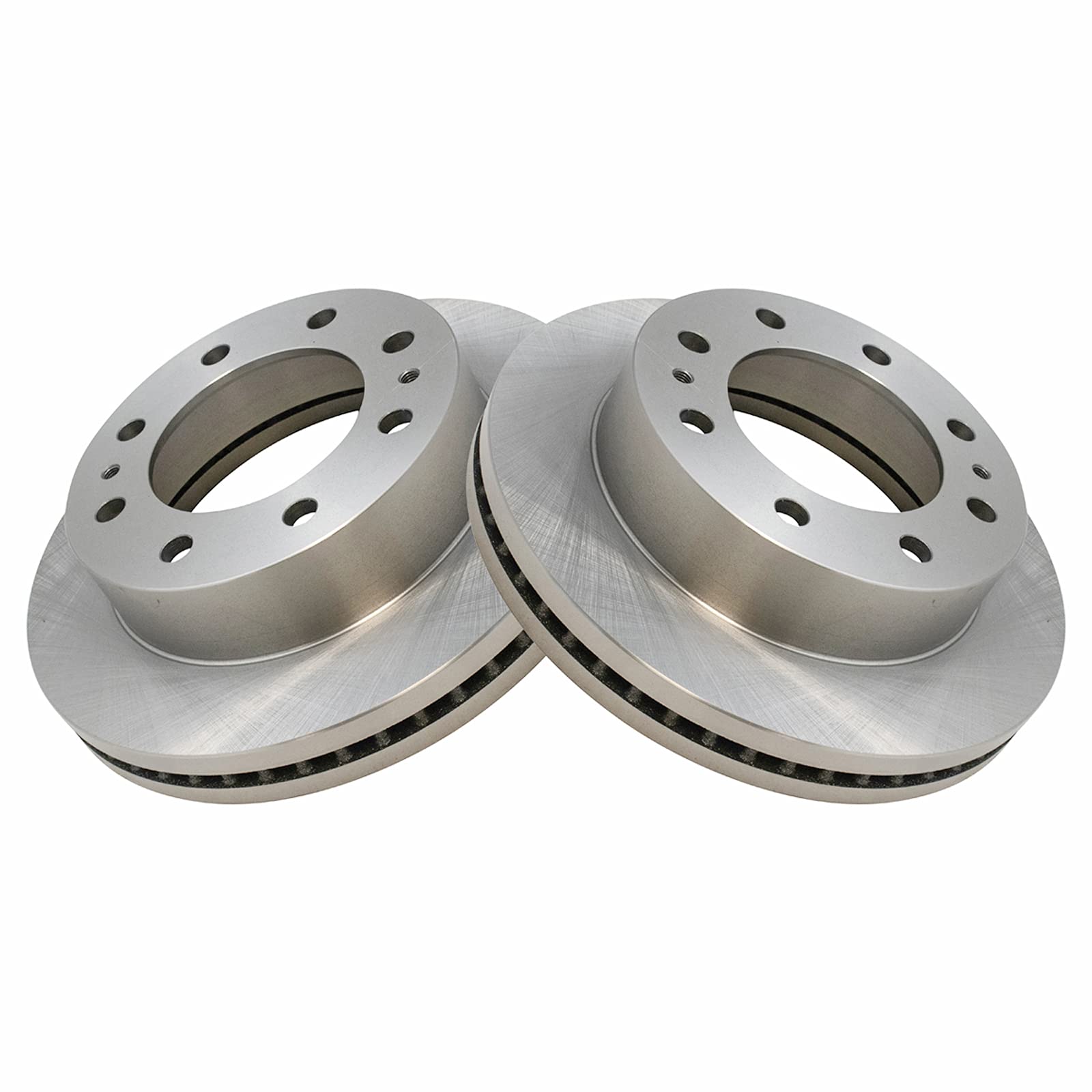 Trq Front Brake Pad & Rotor Kit Brake Pads Brake Rotor Semi-Metallic Compatible With 2008 Gmc Savana 2500