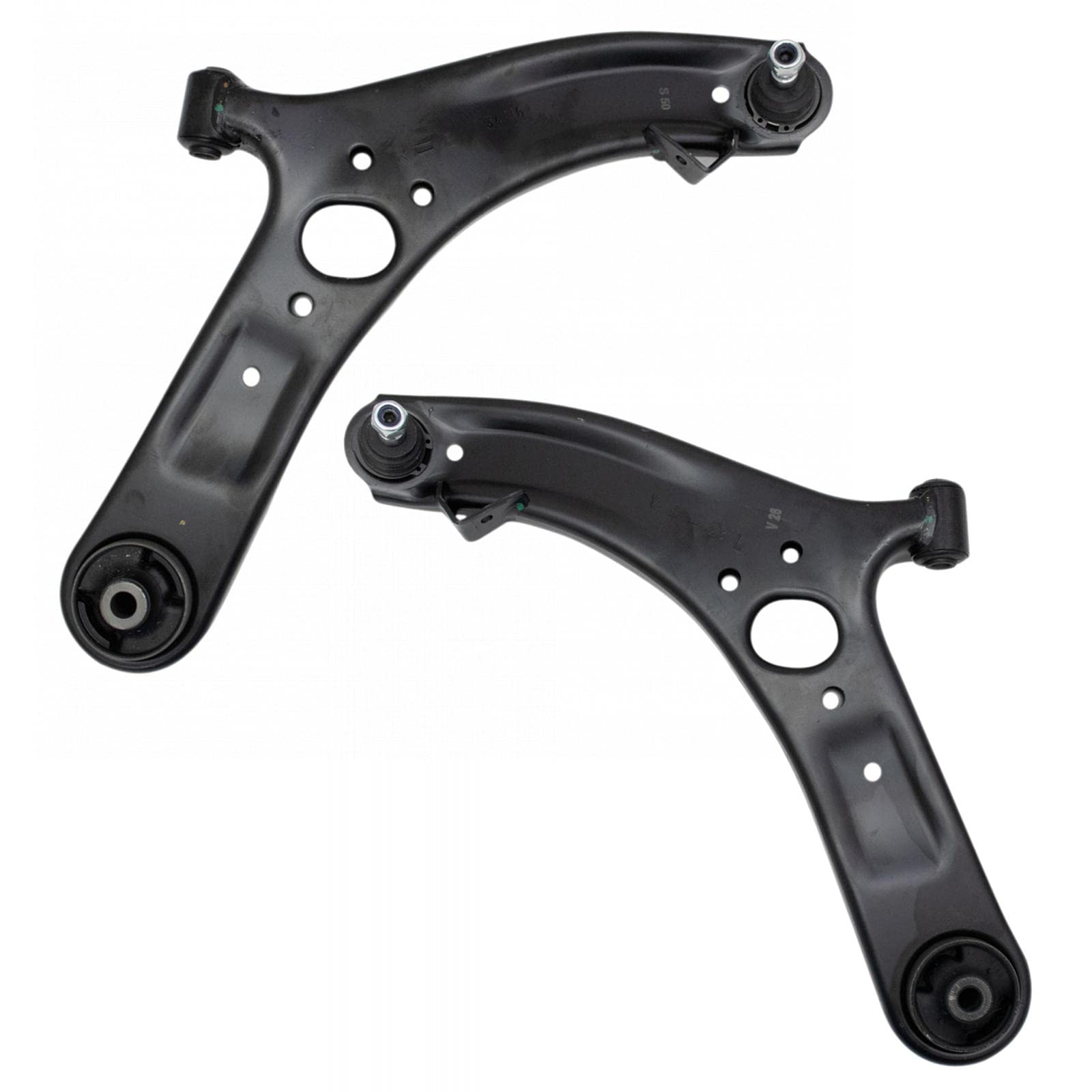 Trq Front Lower Control Arm With Ball Joint Set Driver & Passenger Side Lower Compatible With 2012-2017 Hyundai Accent