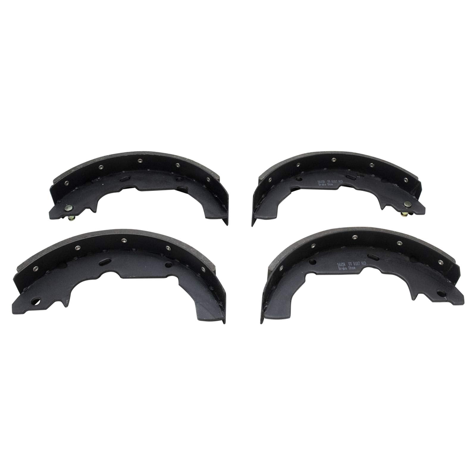 TRQ Rear Brake Shoe and Drum Kit Set 5 Stud Compatible with 93-02 Villager Quest