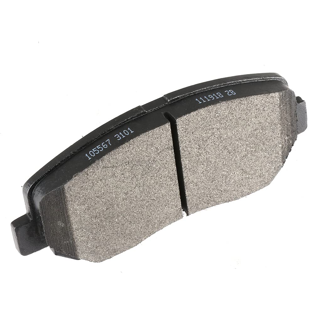 Cciyu D1640 Front Ceramic Brake Pads Kits 4Pcs Fit For 2015-2016 For Chrysler 200,2013-2016 For Dodge Dart,2014-2016 For Jeep Fo